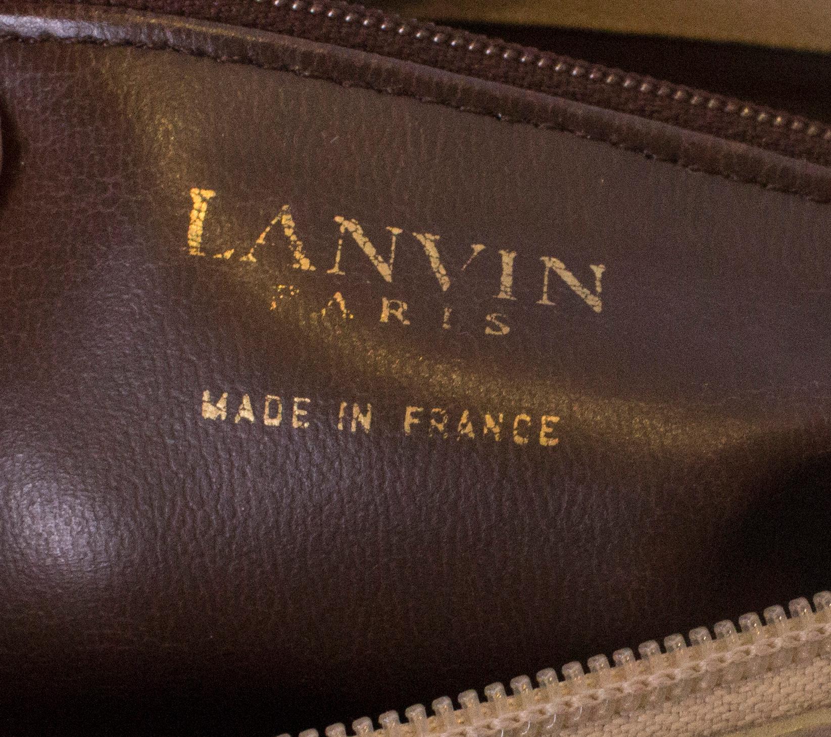 Women's Lanvin Paris Leather Handbag