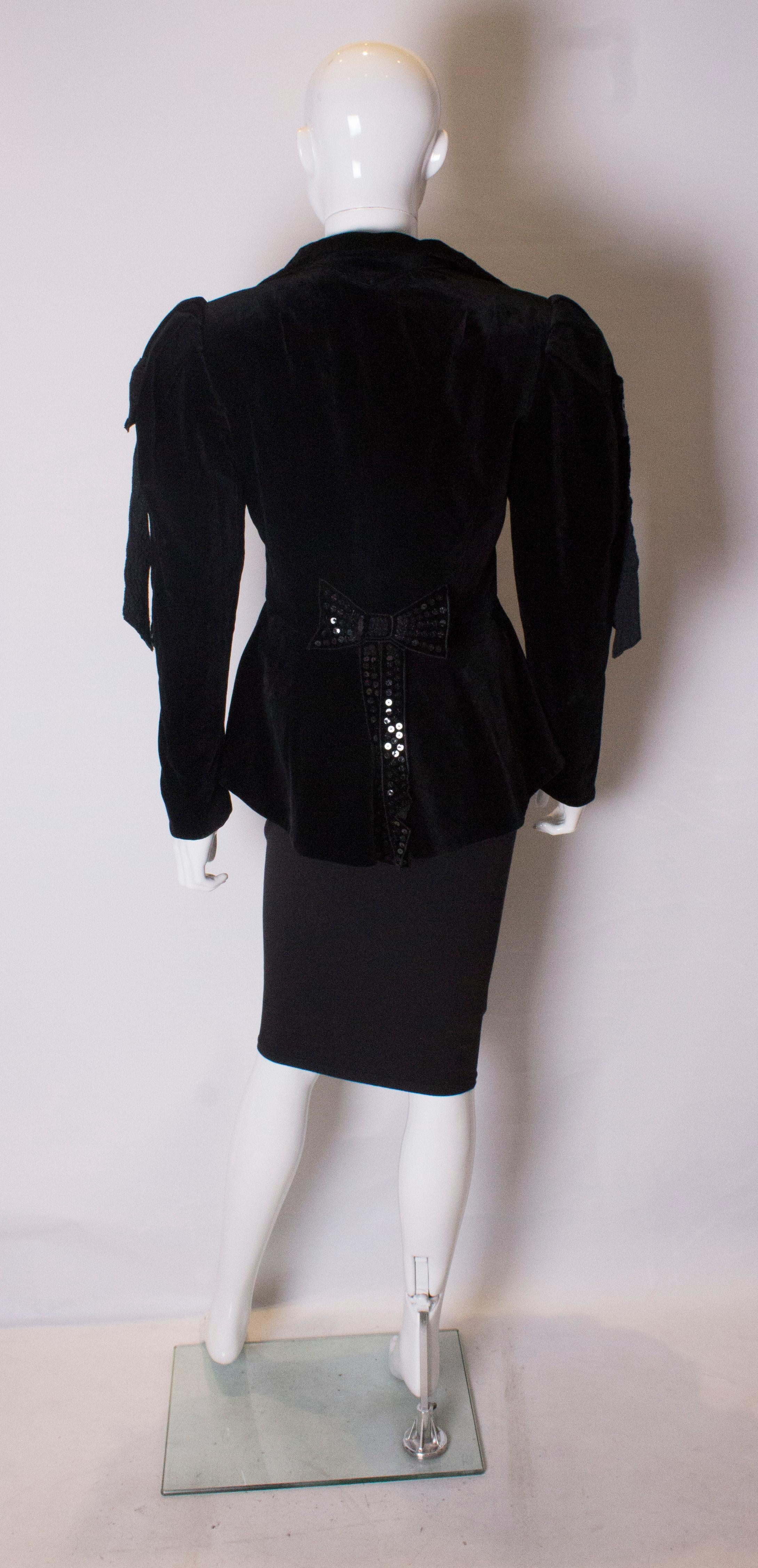 Women's Vintage Velvet Jacket by Helen Strasser
