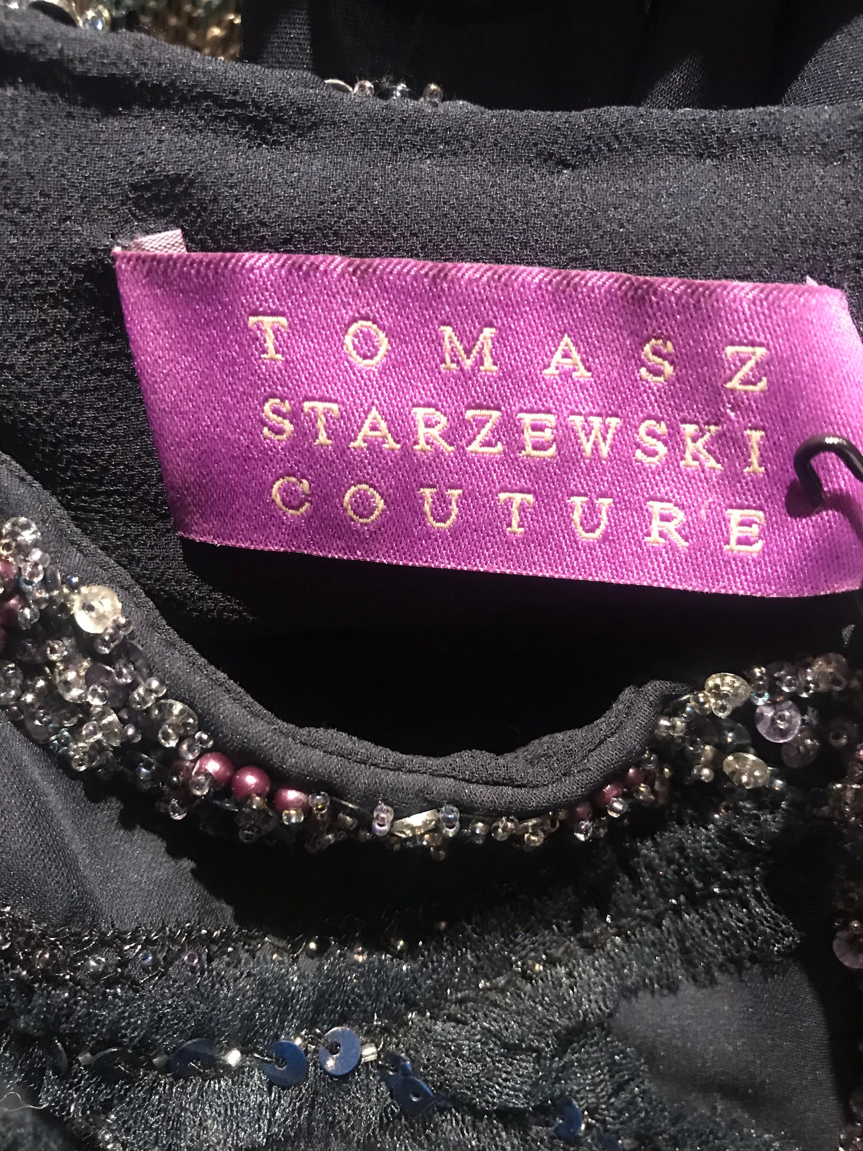 Vintage Tomasz Starzewski Couture Evening Gown 6