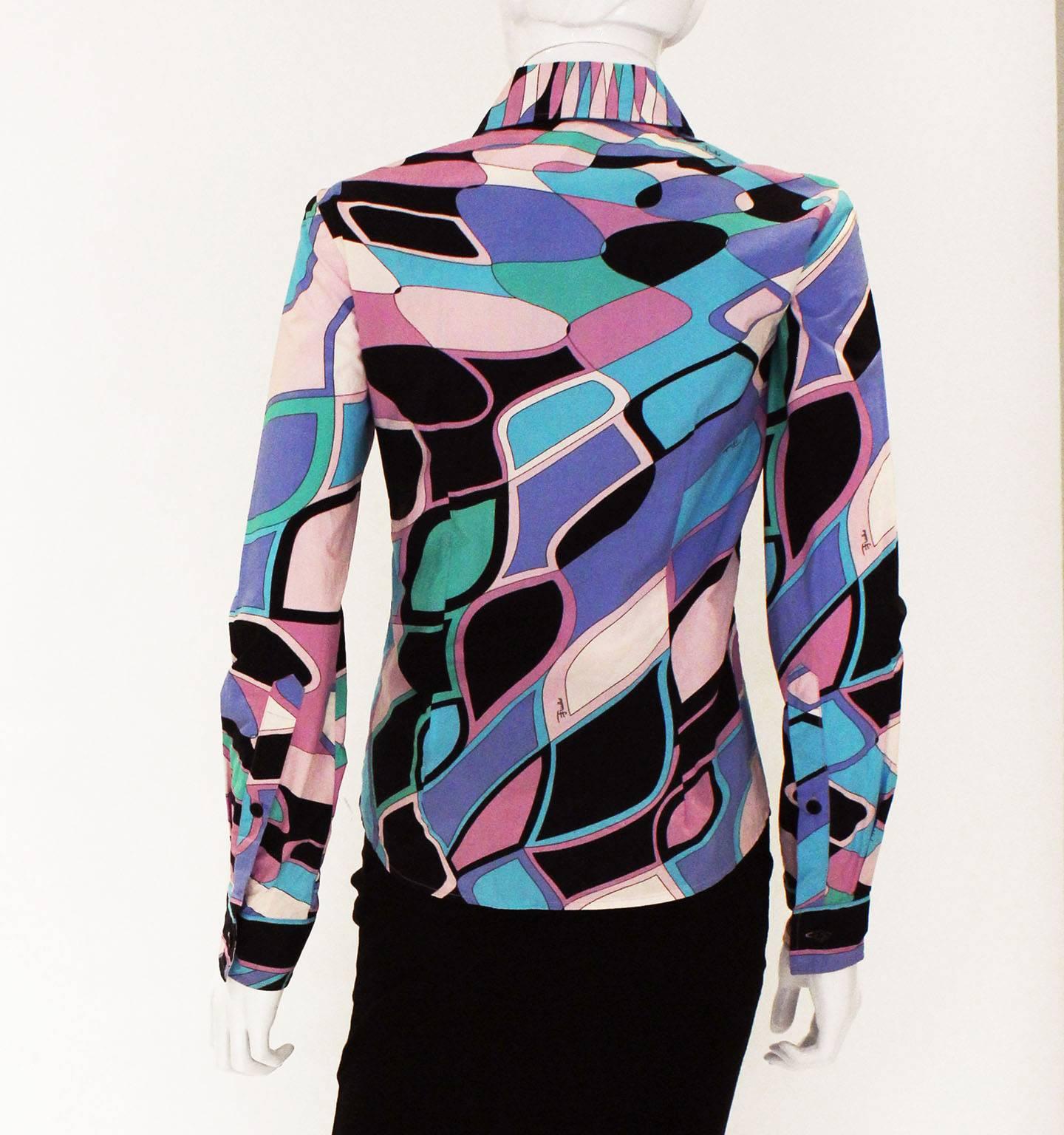 Emilio Pucci Cotton Shirt   In Good Condition In London, GB