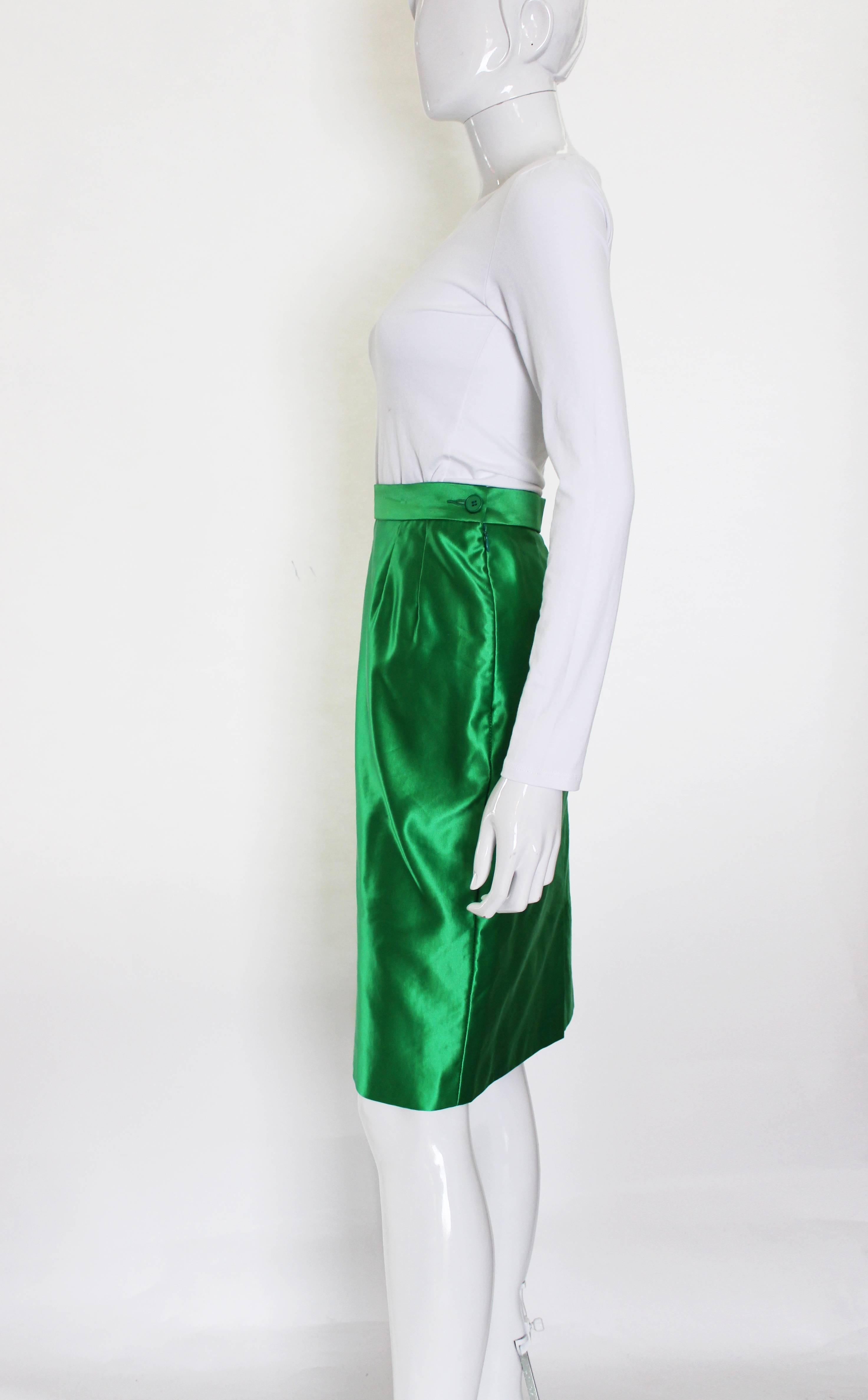 Yves Saint Laurent Variation Cotton and Silk mix Skirt 2