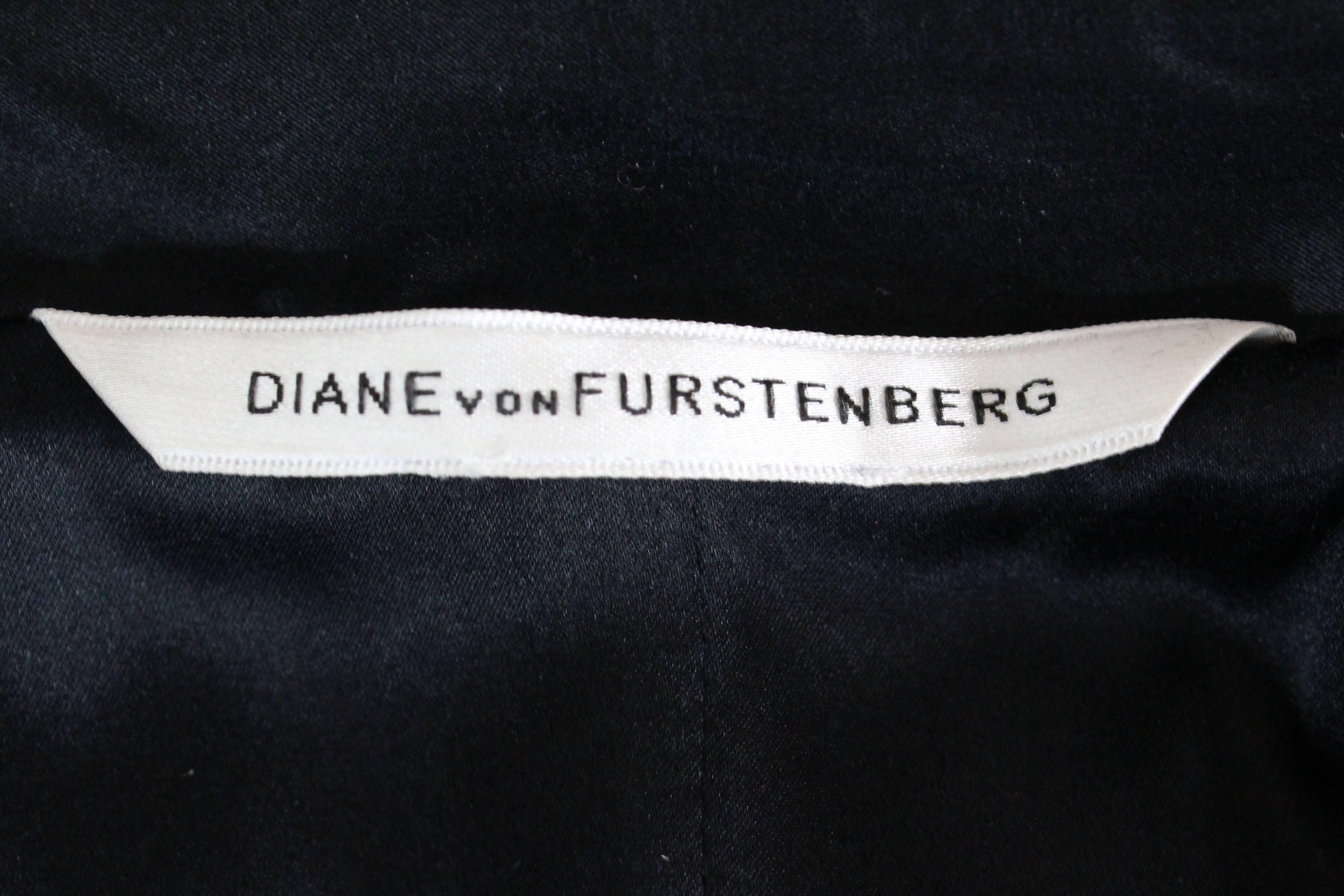 Mid 2000s Black Sequin Diane von Furstenerg Jacket 2
