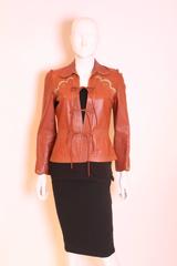 1970s leather jacket by Jean and Michael Pallant