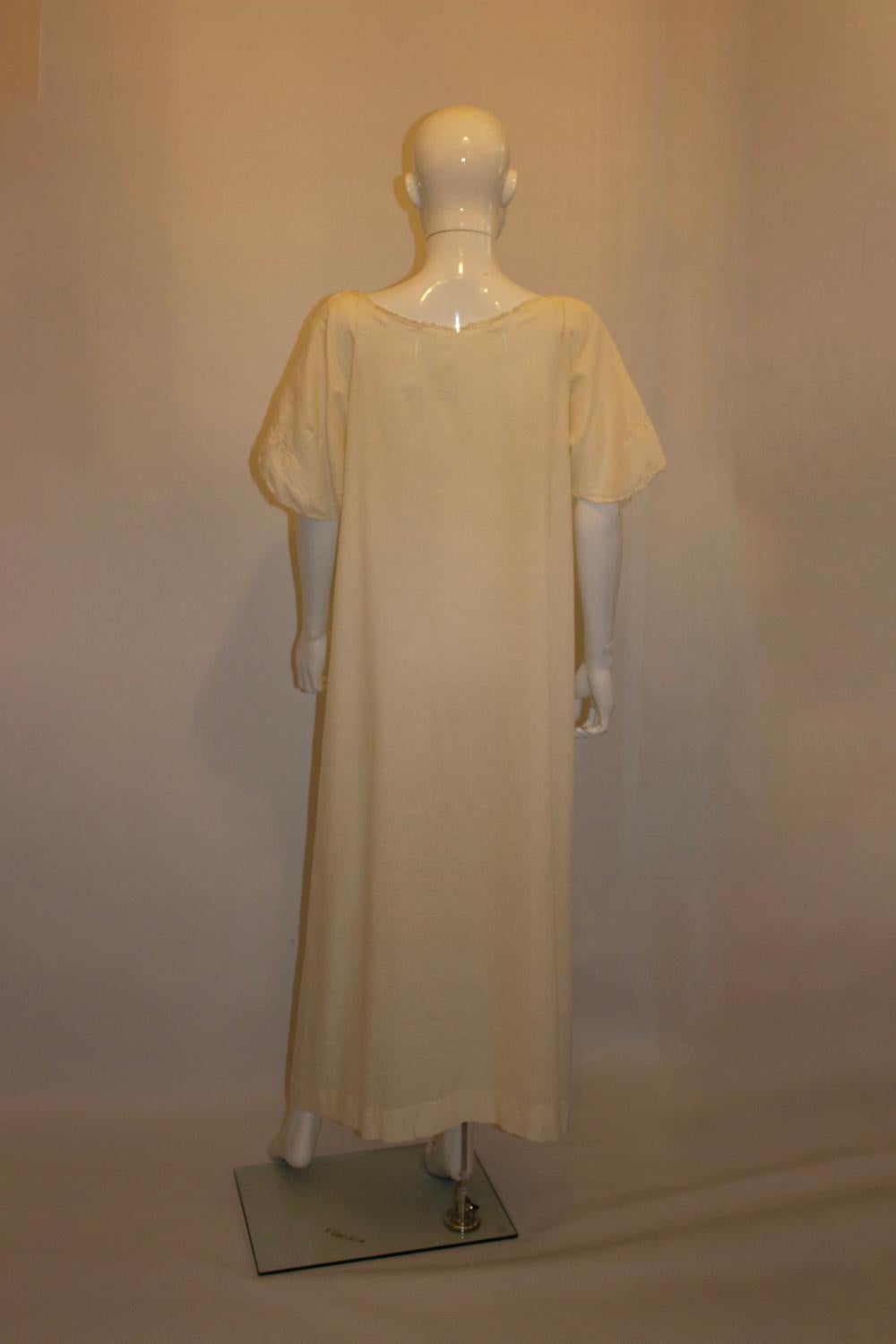 Vintage  Camisón de seda Marrón en venta