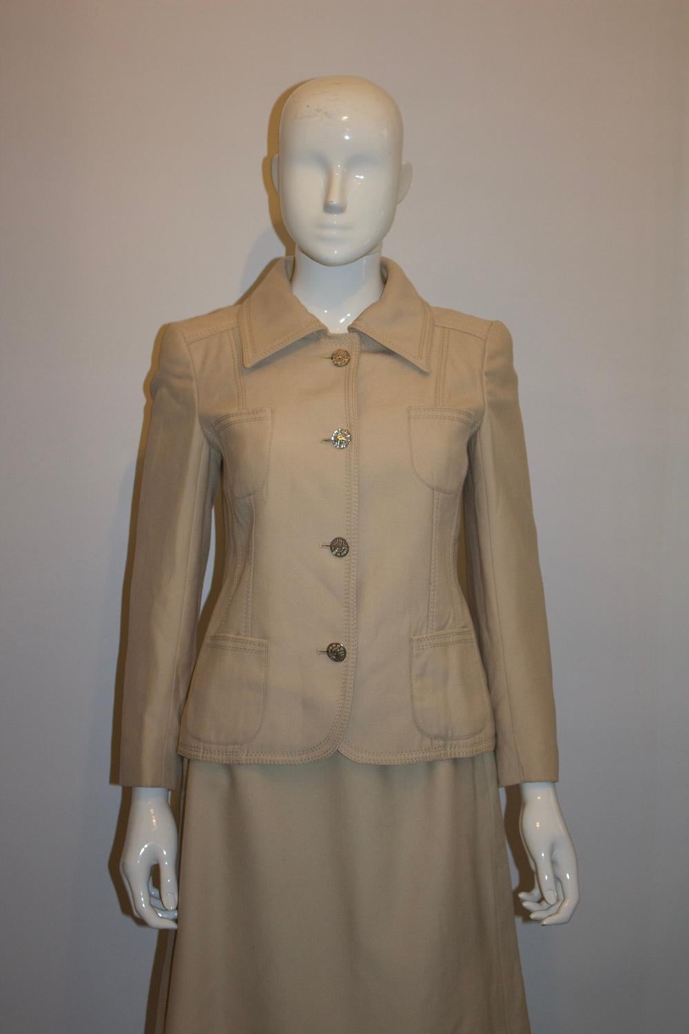 Vintage  Louis Feraud per Harrods  Tuta con gonna in vendita 1