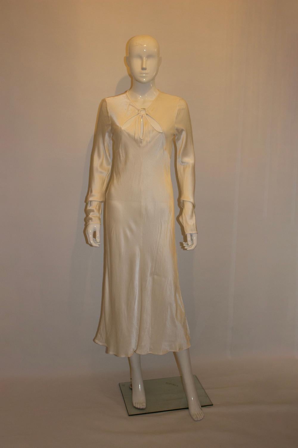 Vintage White Ghost Kleid im Zustand „Gut“ im Angebot in London, GB