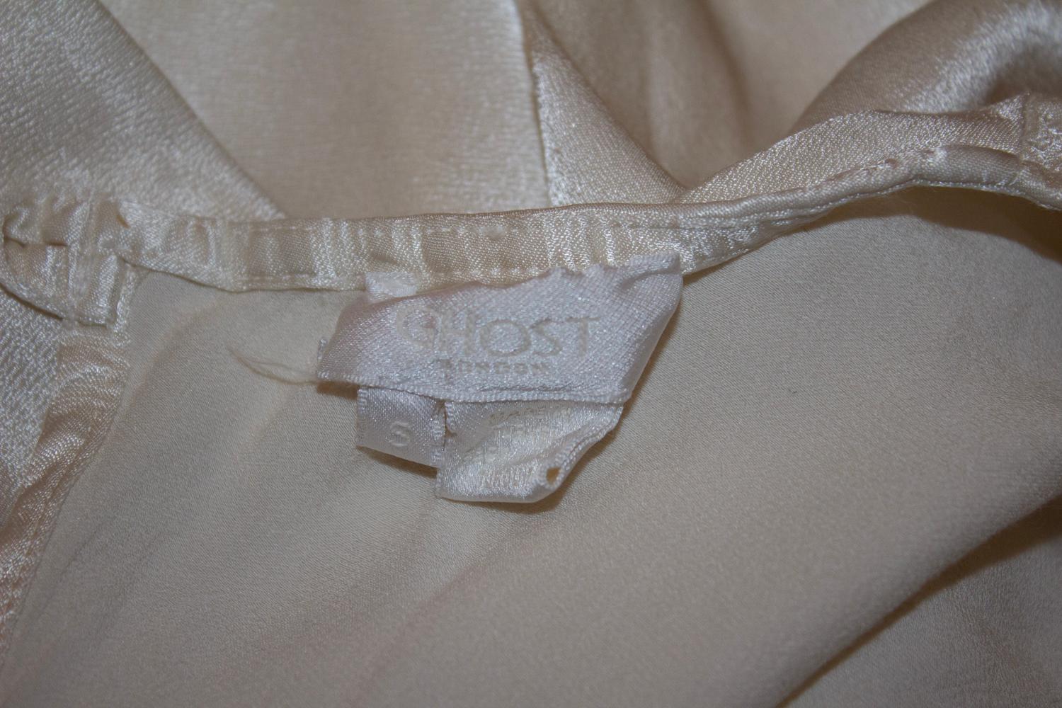 Vintage White Ghost Kleid im Angebot 4