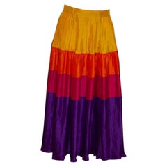 Marella Multi colour pleated skirt