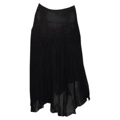 Max Mara Black Linen mix Skirt
