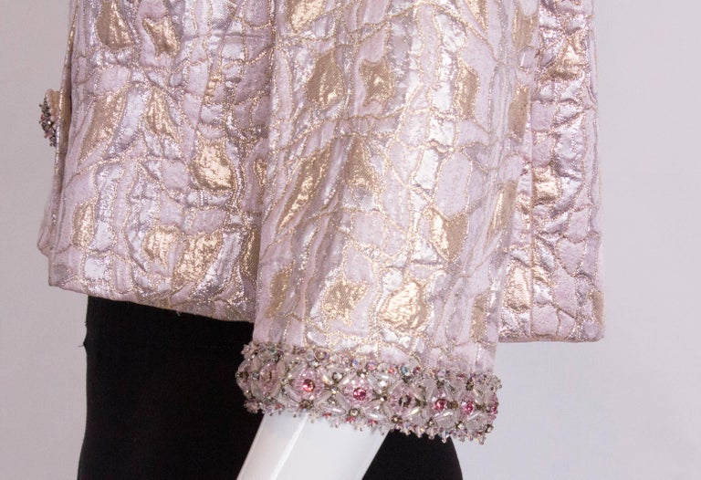 Pink, Gold and Silver jacket by Neymar Couture at 1stDibs | neymar jacket