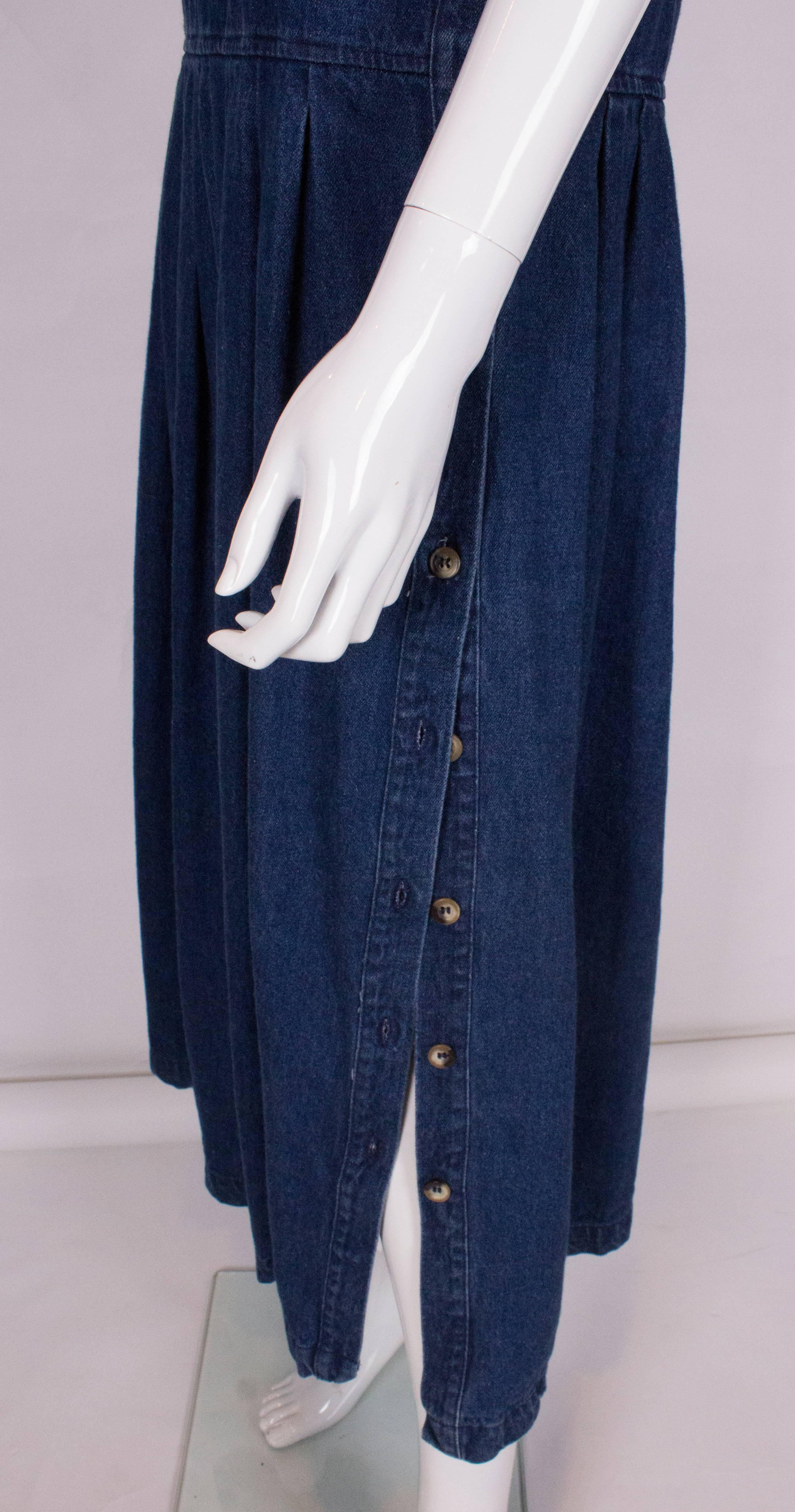 Women's Pierre Cardin Denim Pinafore Dress