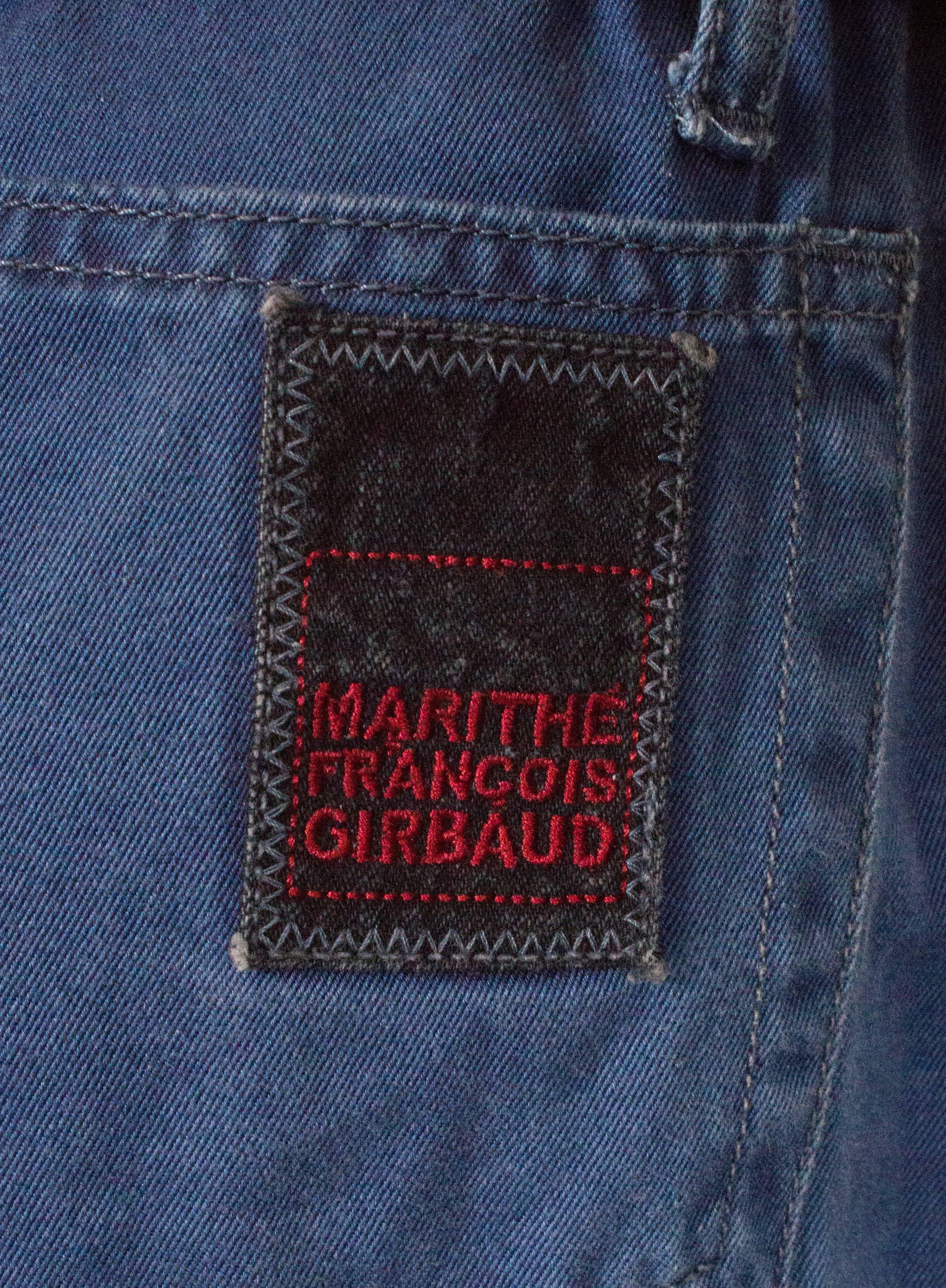Blue Cotton Skirt by Marithe Francois Girbaud In Excellent Condition In London, GB