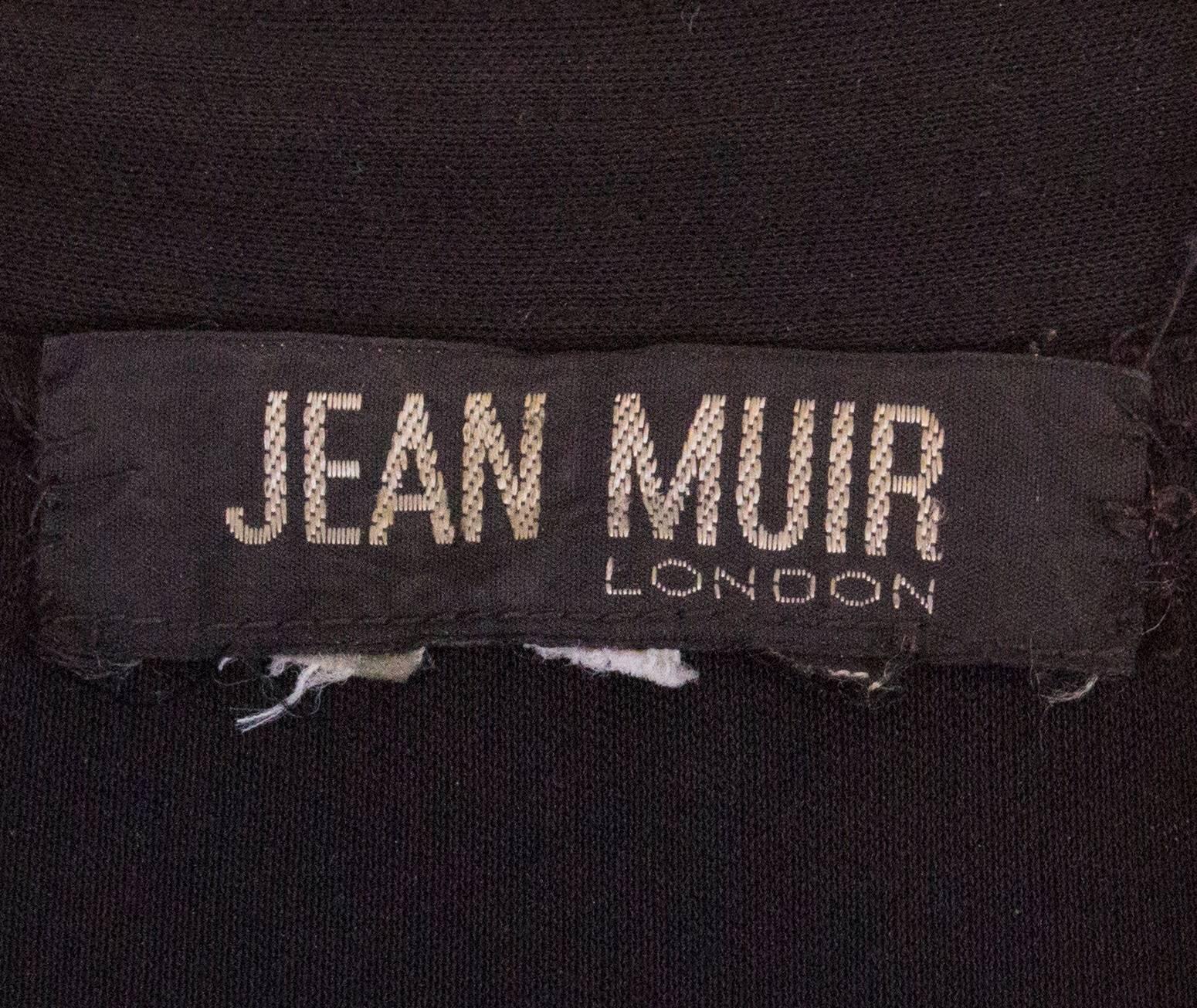 Women's Jean Muir Black Tunic Dress