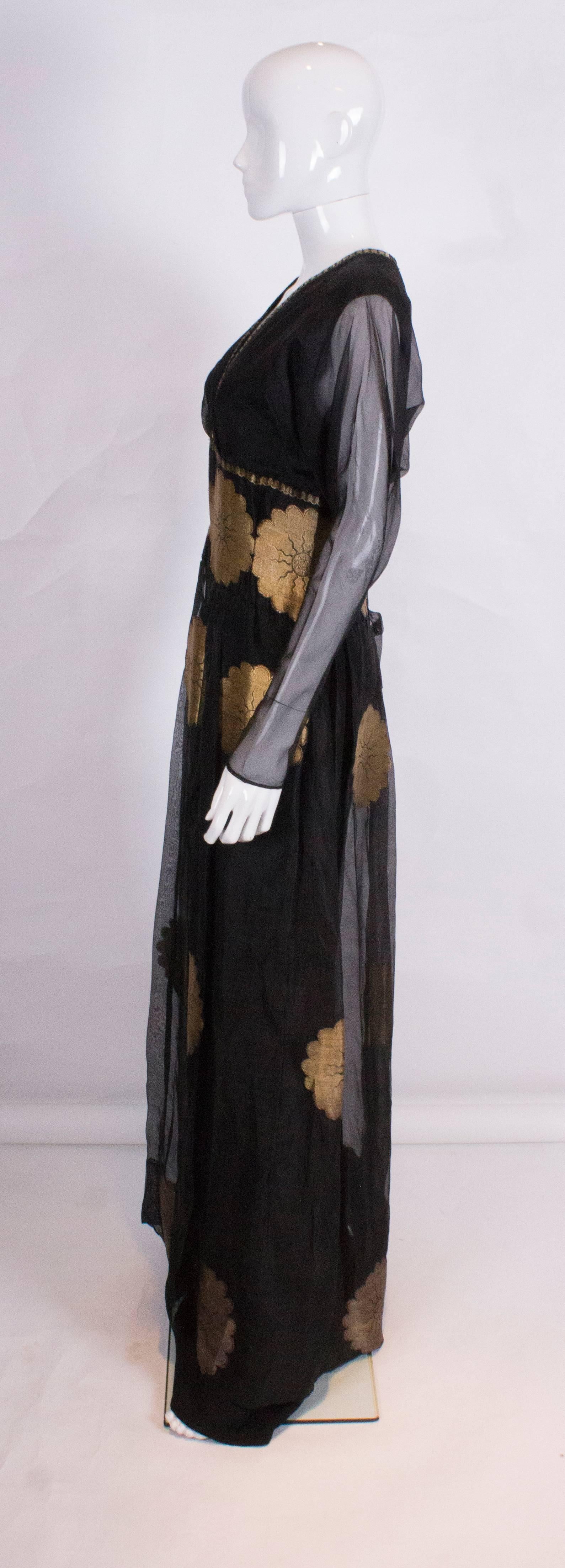 Silk Organza Couture Evening Gown In Excellent Condition In London, GB