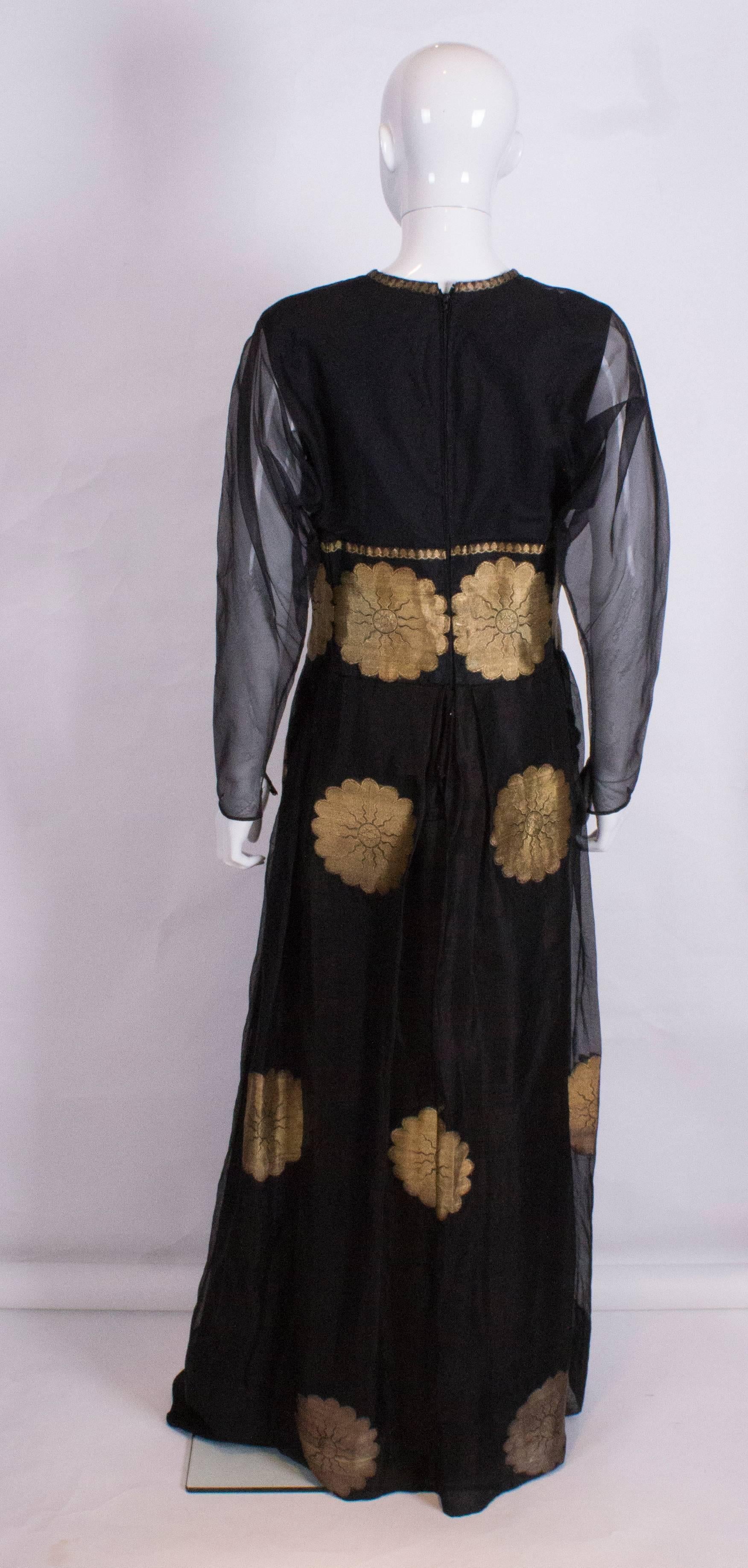 Women's Silk Organza Couture Evening Gown