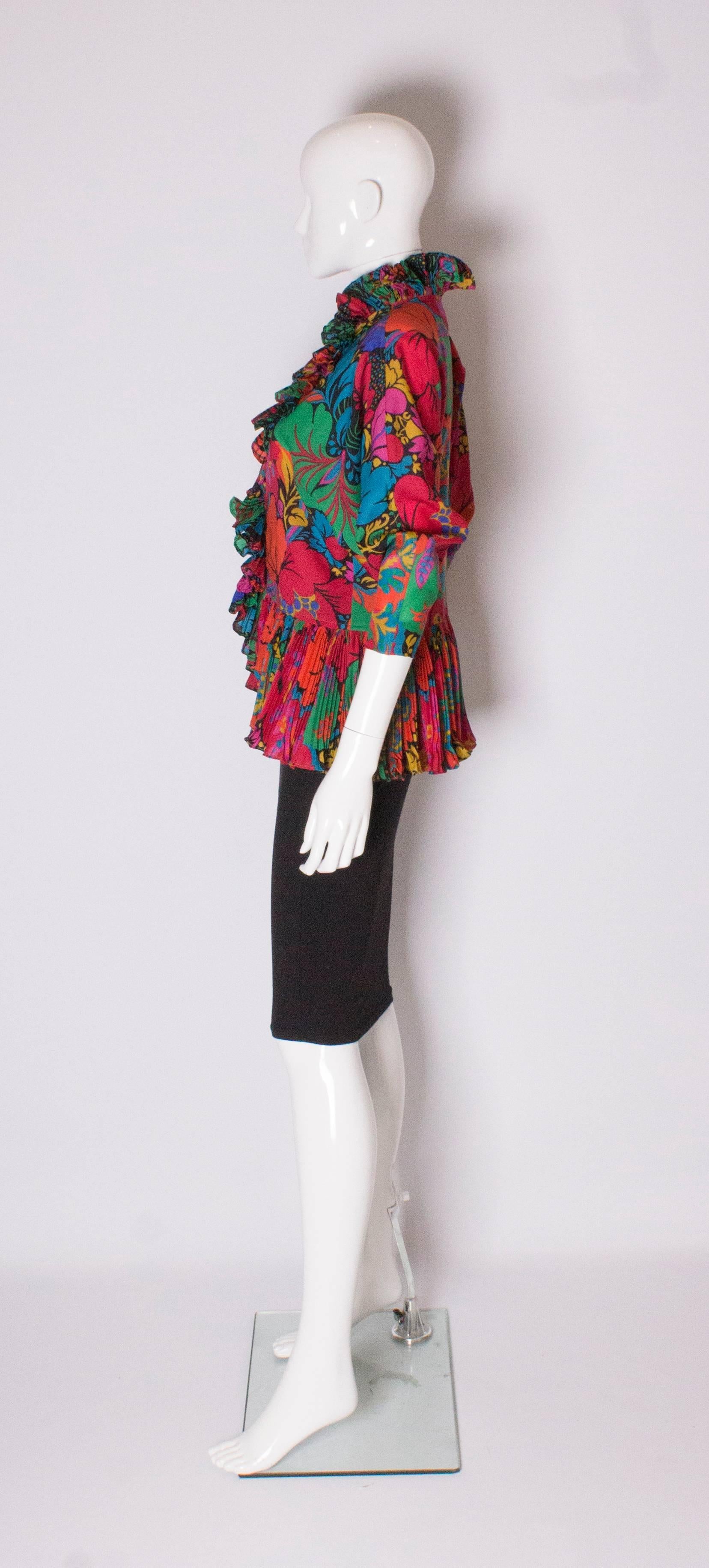 Women's Vintage Jean Muir Floral Jacket