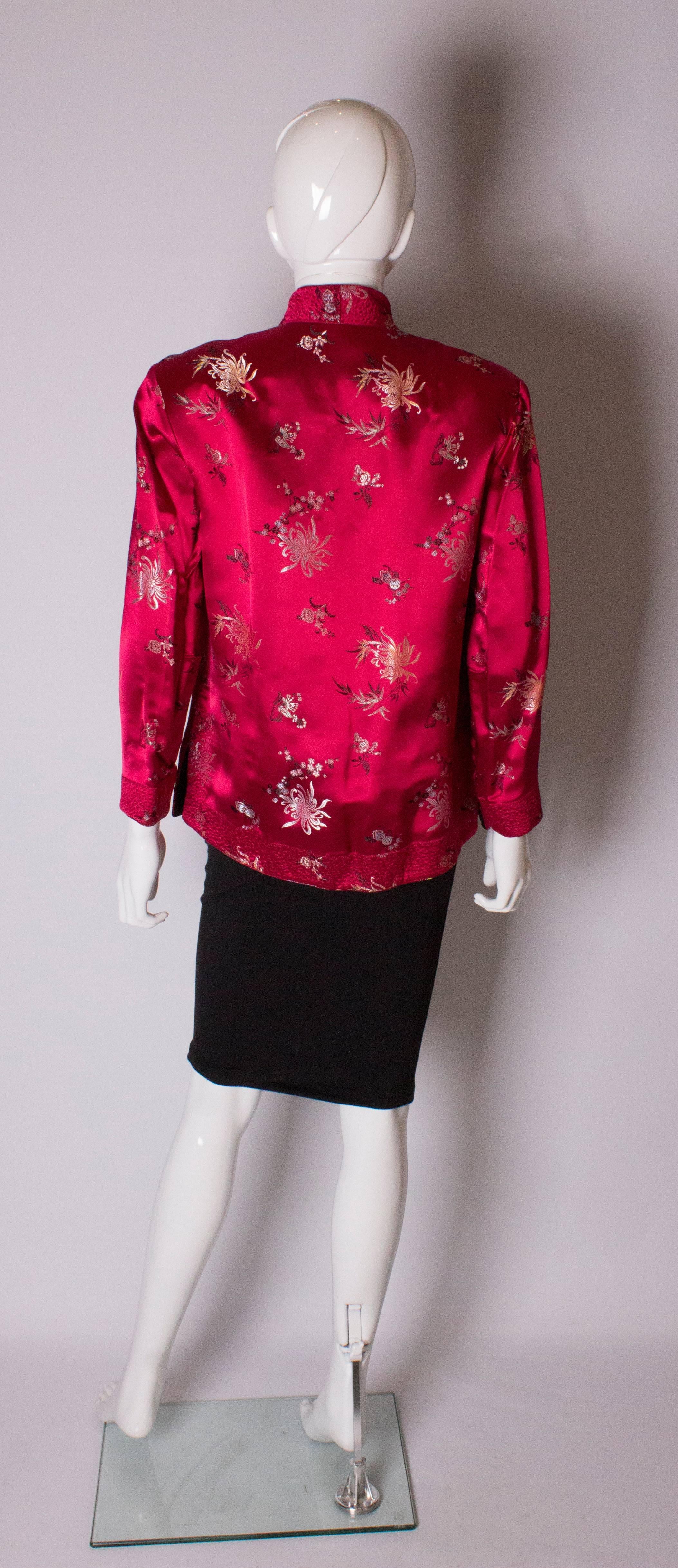 silk chinese jacket