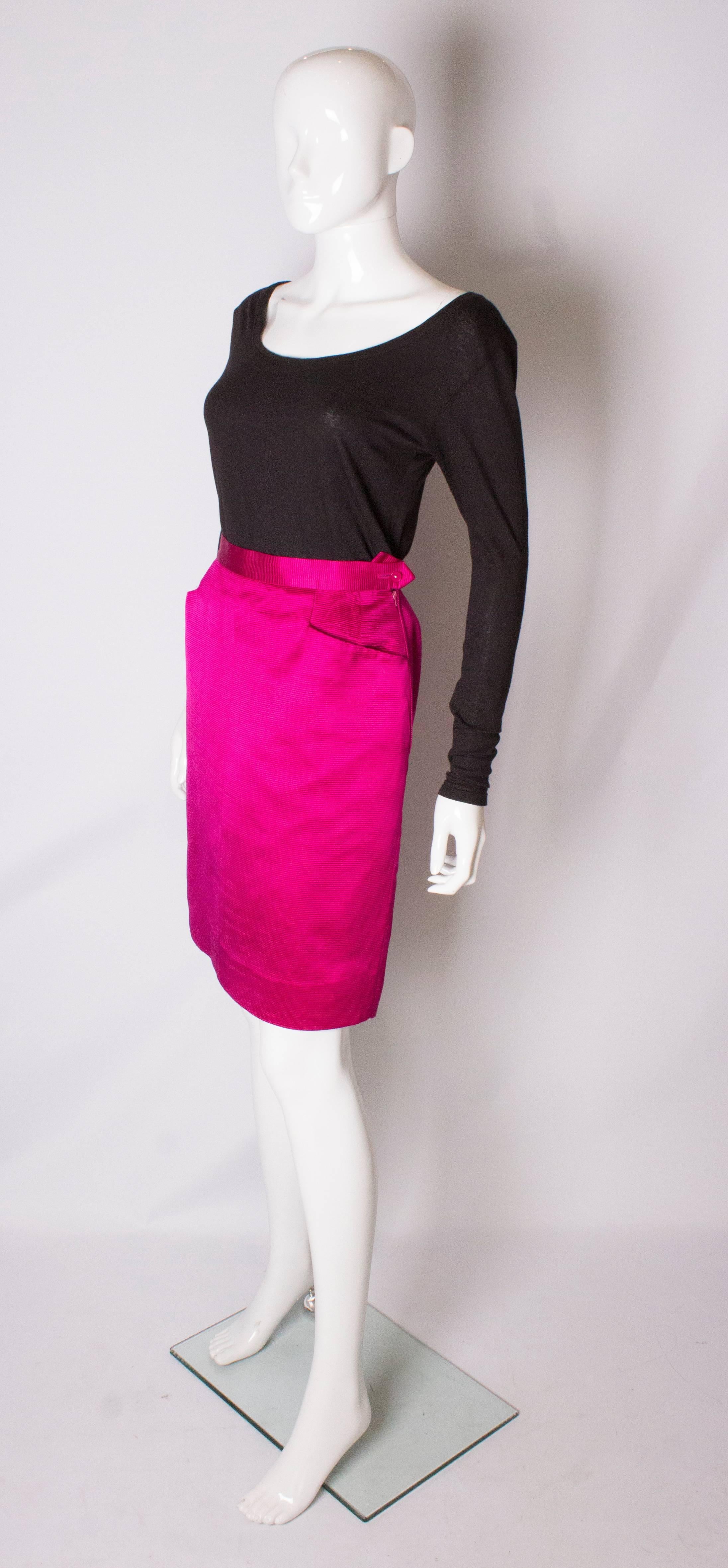 pink vintage skirt