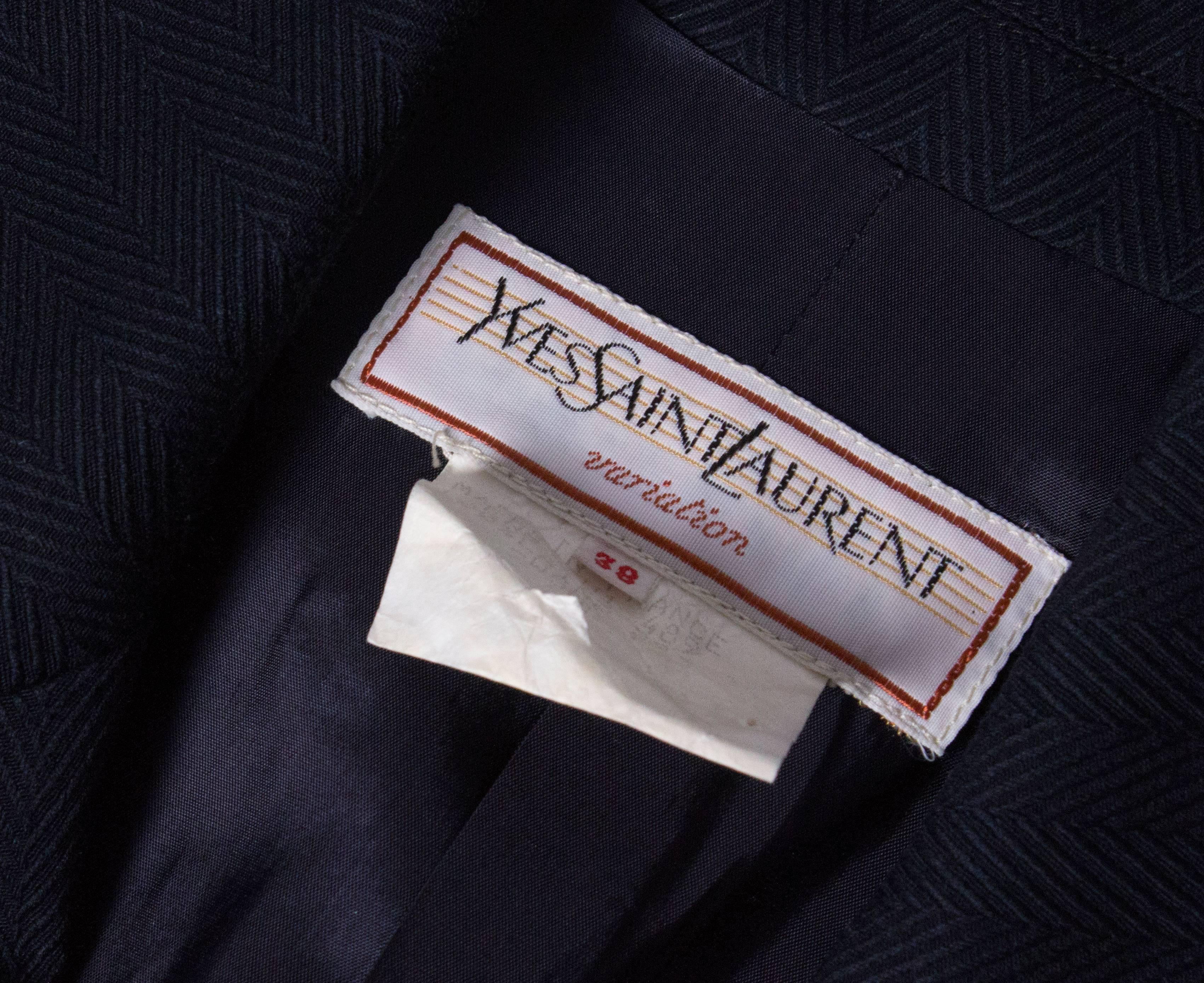 Vintage Yves Saint Laurent Jacket 2