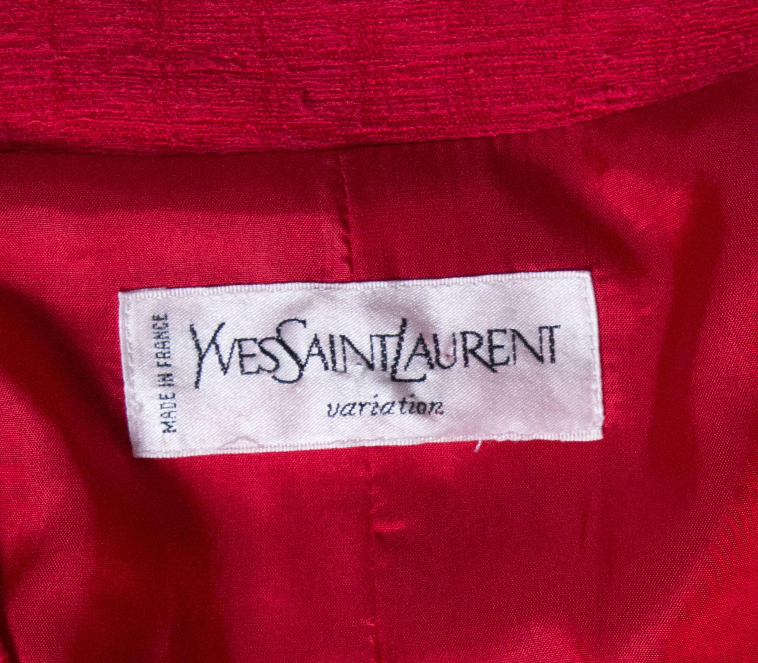 Women's Vintage Yves Saint Laurent Jacket