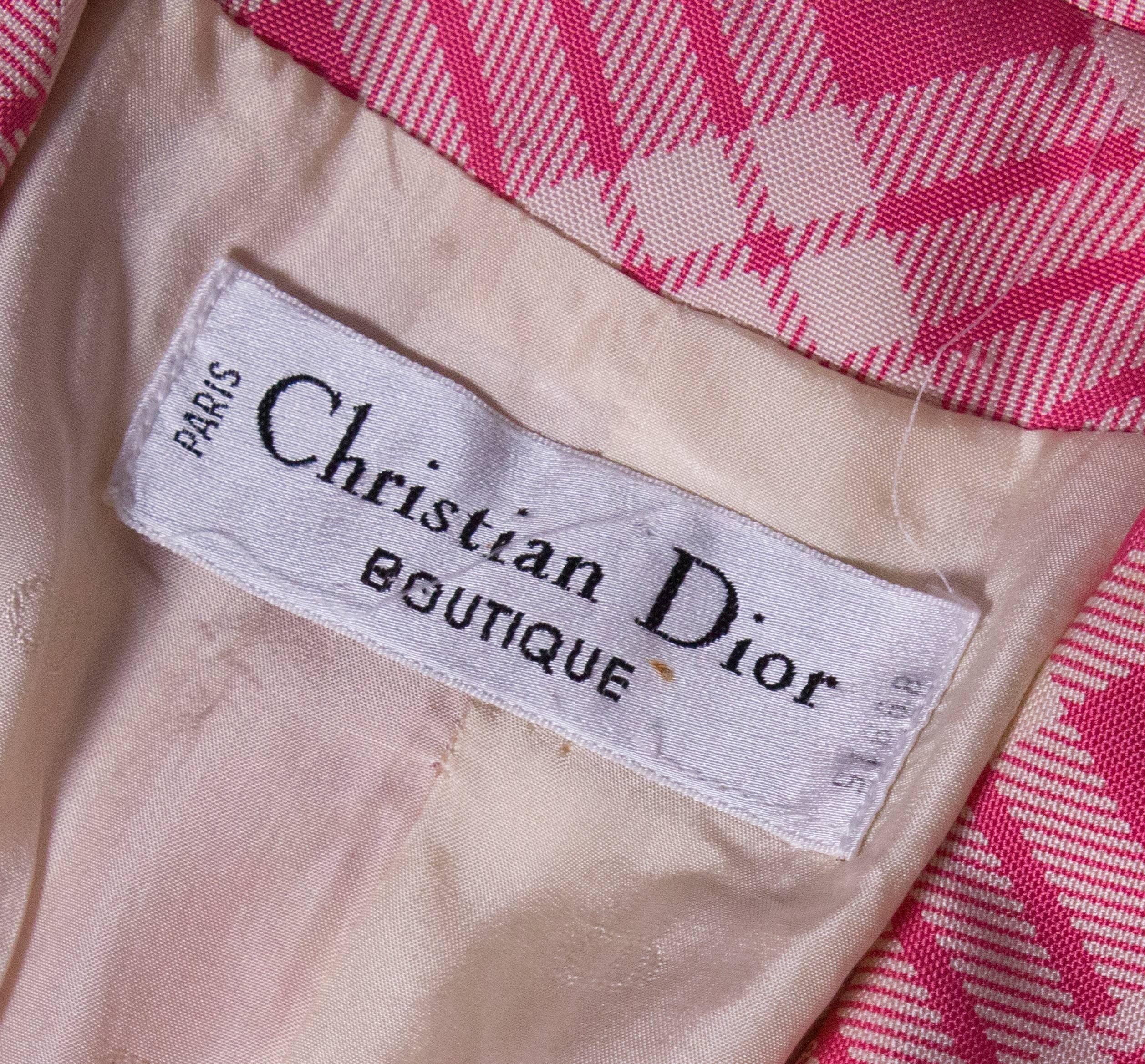 Christian Dior Vintage Numbered Jacket 3