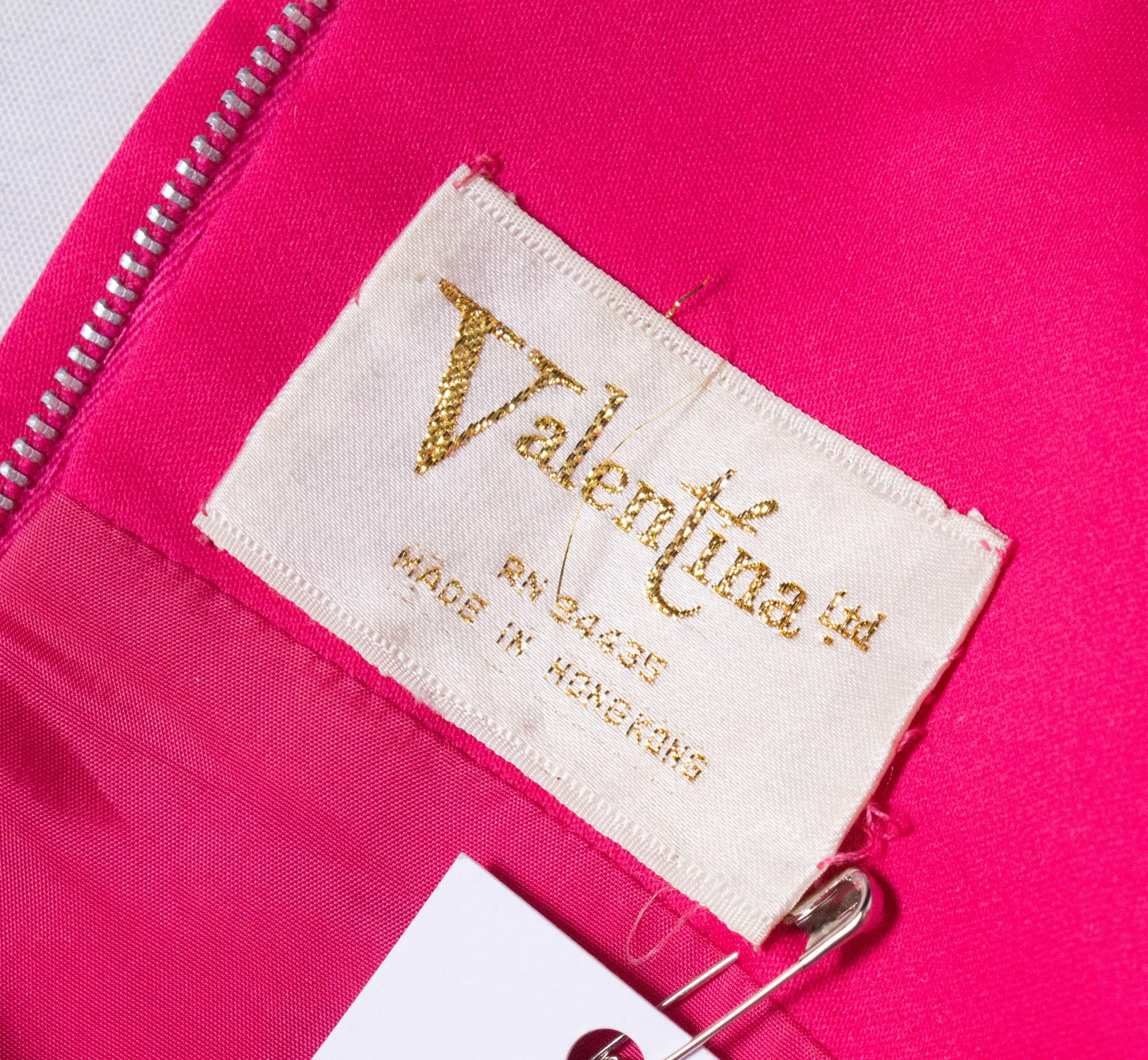 Valentina Vintage Pink Pant Suit  In Good Condition In London, GB