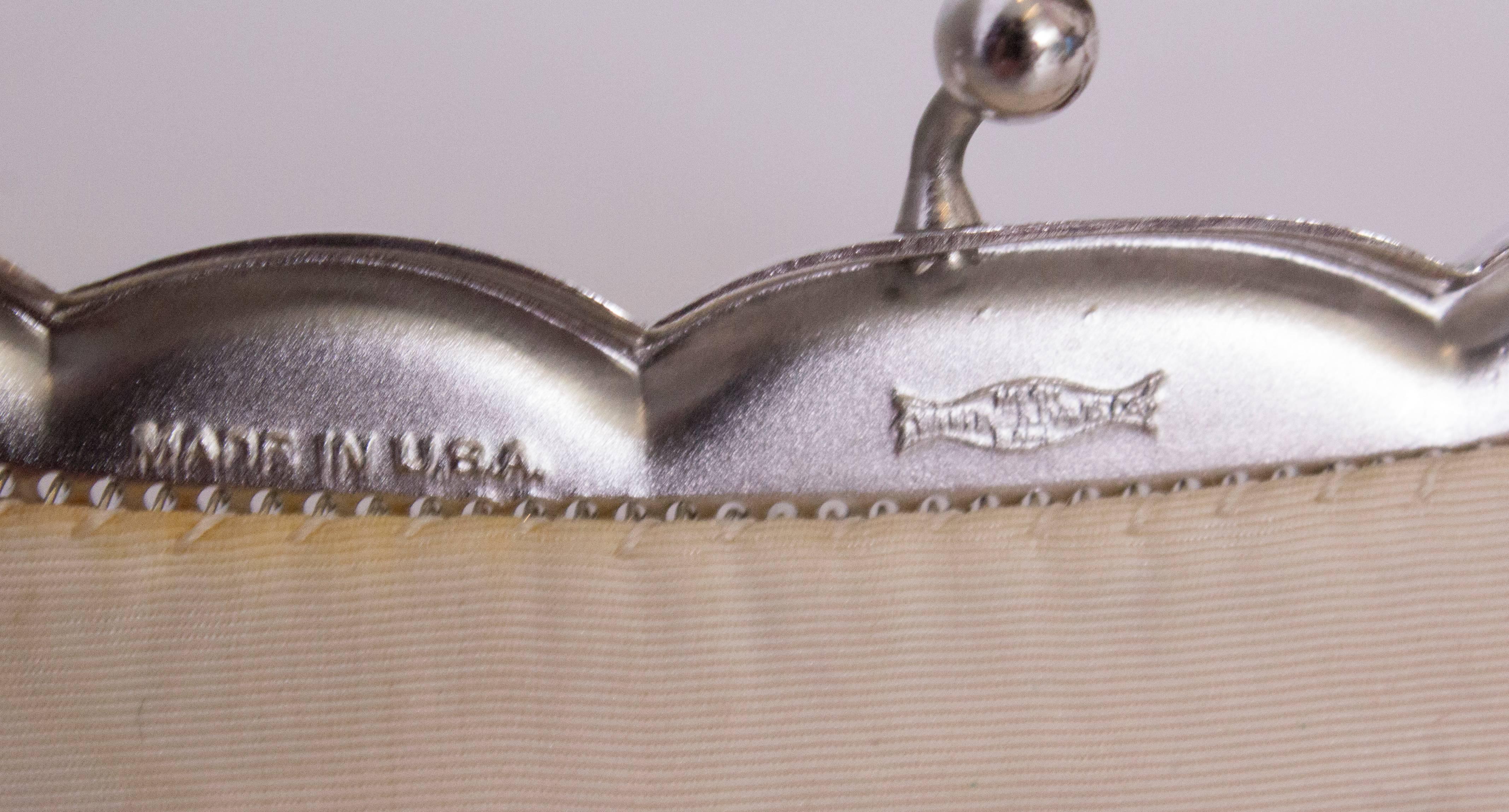vintage silver bag