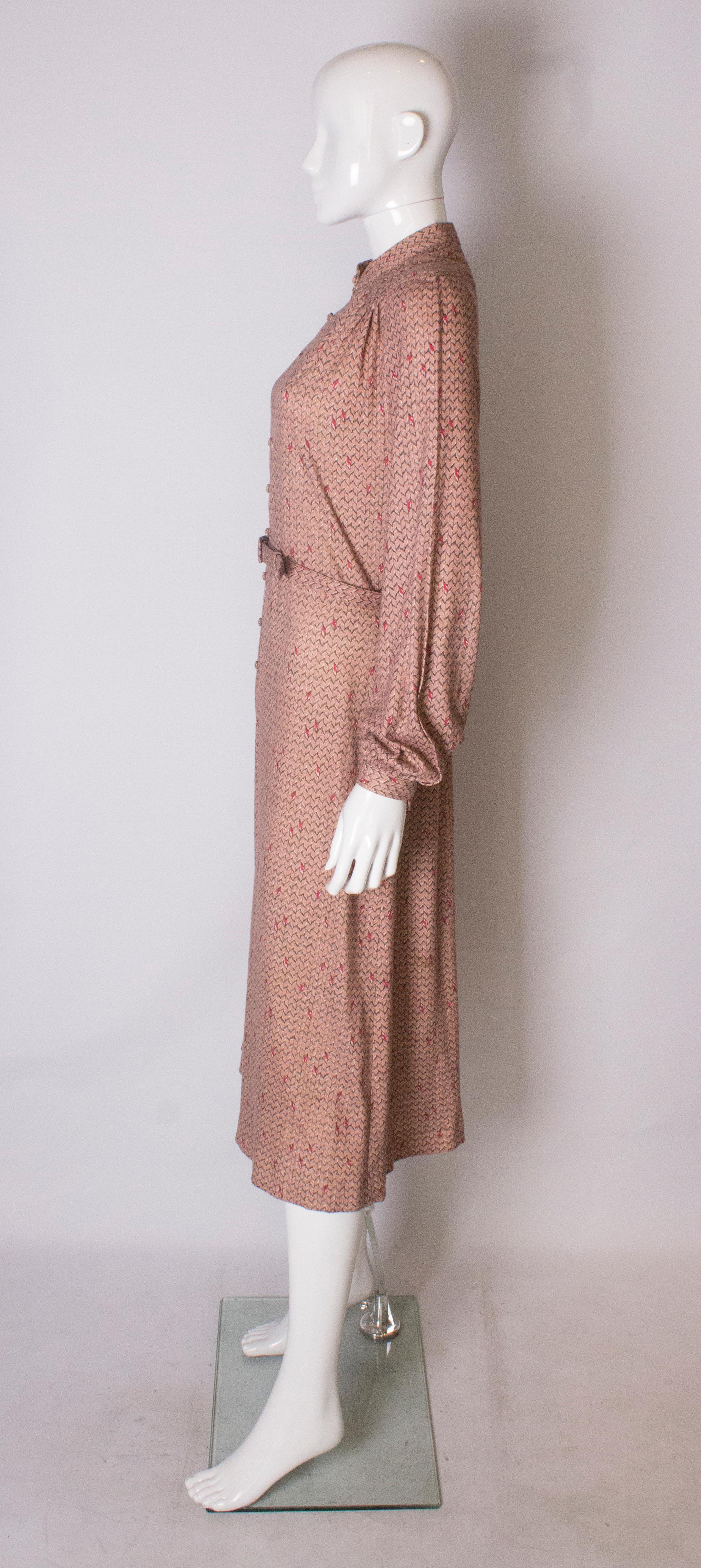 Women's Vintage Jerseymasters Print Dress For Sale