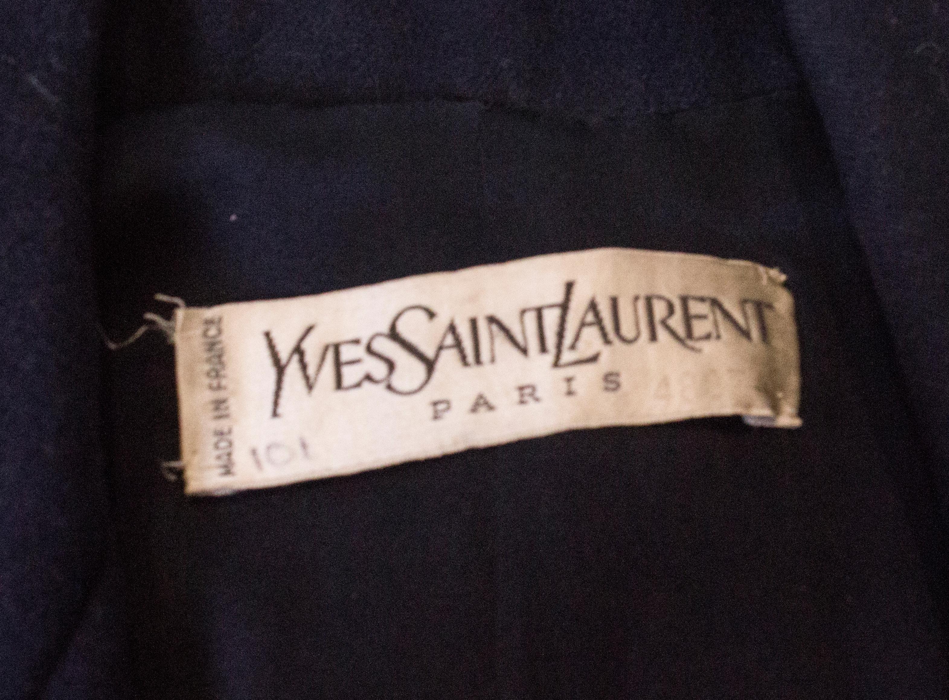 Vintage Numbered YSL Jacket 3