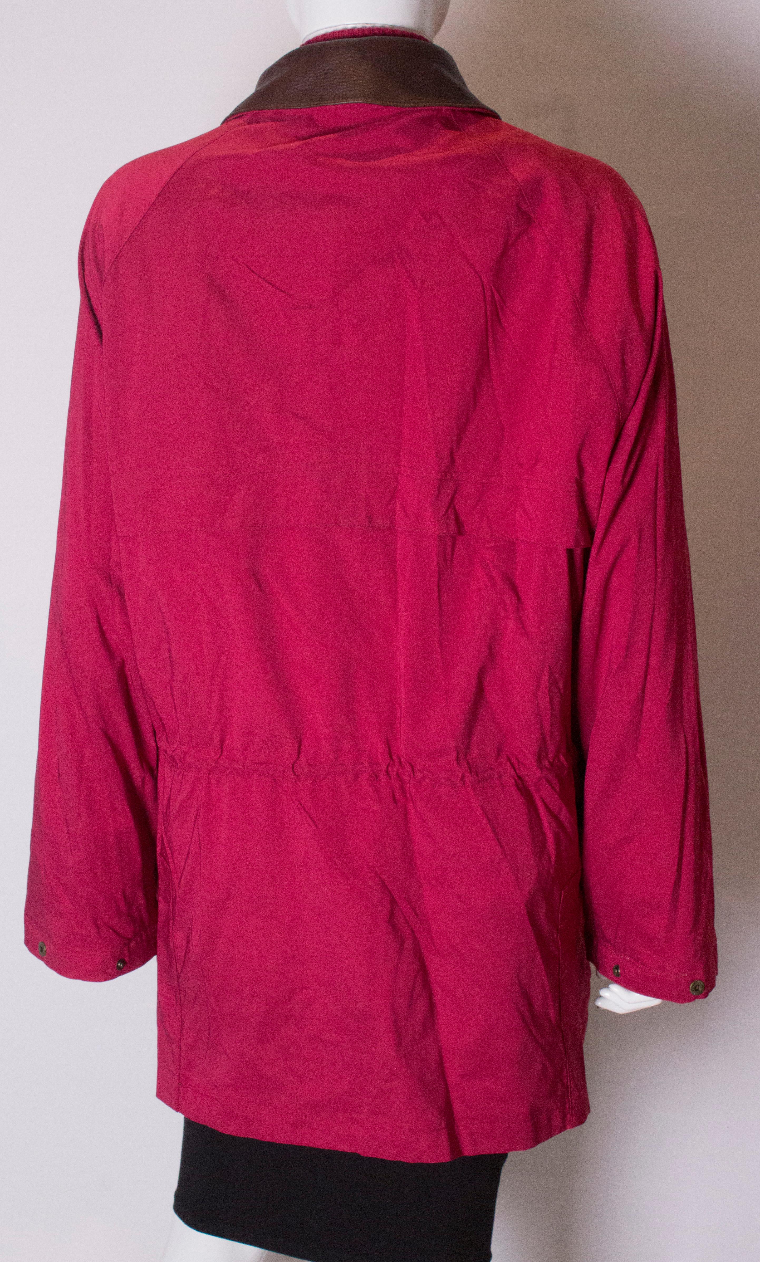 Loro Piana Red Jacket with matching Gilet For Sale 3