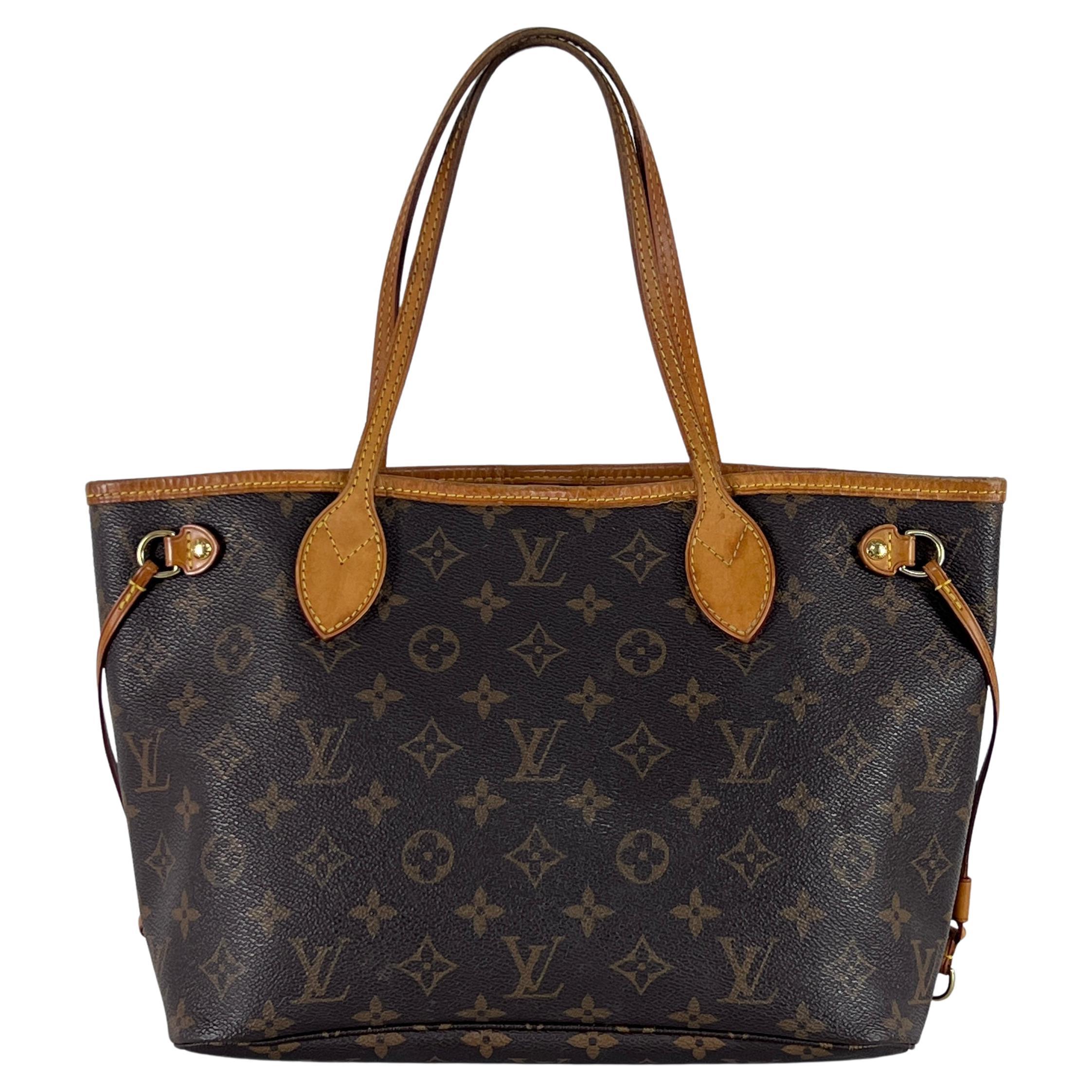 Louis Vuitton Neverfull PM Borsa a tracolla in tela Monogram Marrone 2010