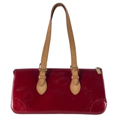 Louis Vuitton Rosenholz Umhängetasche Vernis Leder Rot 2007
