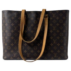 Louis Vuitton Luco Shoulder Tote Monogram Canvas Brown 2004