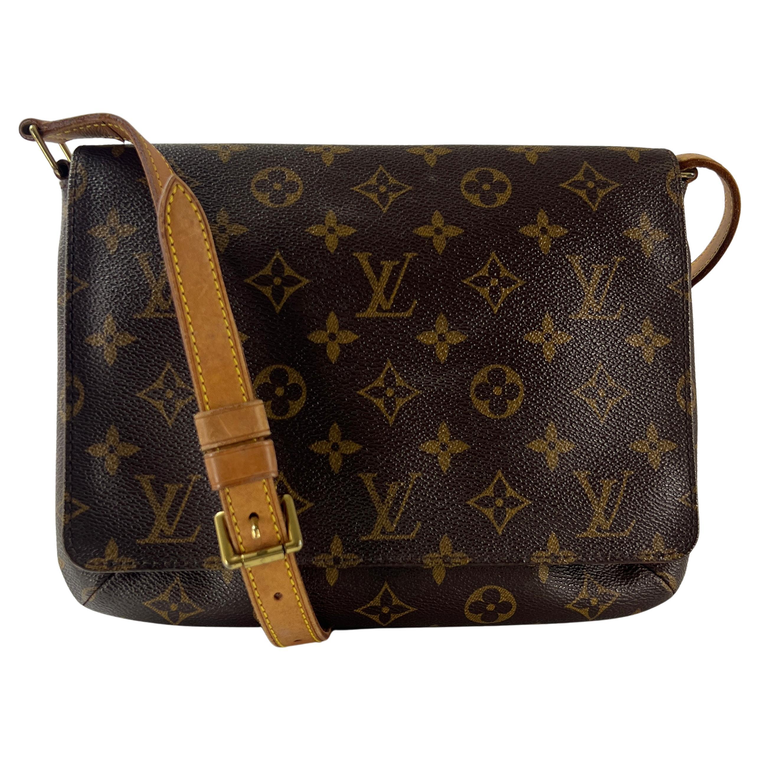 Louis Vuitton Musette Shoulder Bag Monogram Canvas Brown 1999