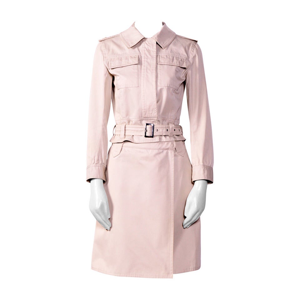 Iconic YVES SAINT LAURENT 1969 LOULOU DE LA FALAISE safari suit.