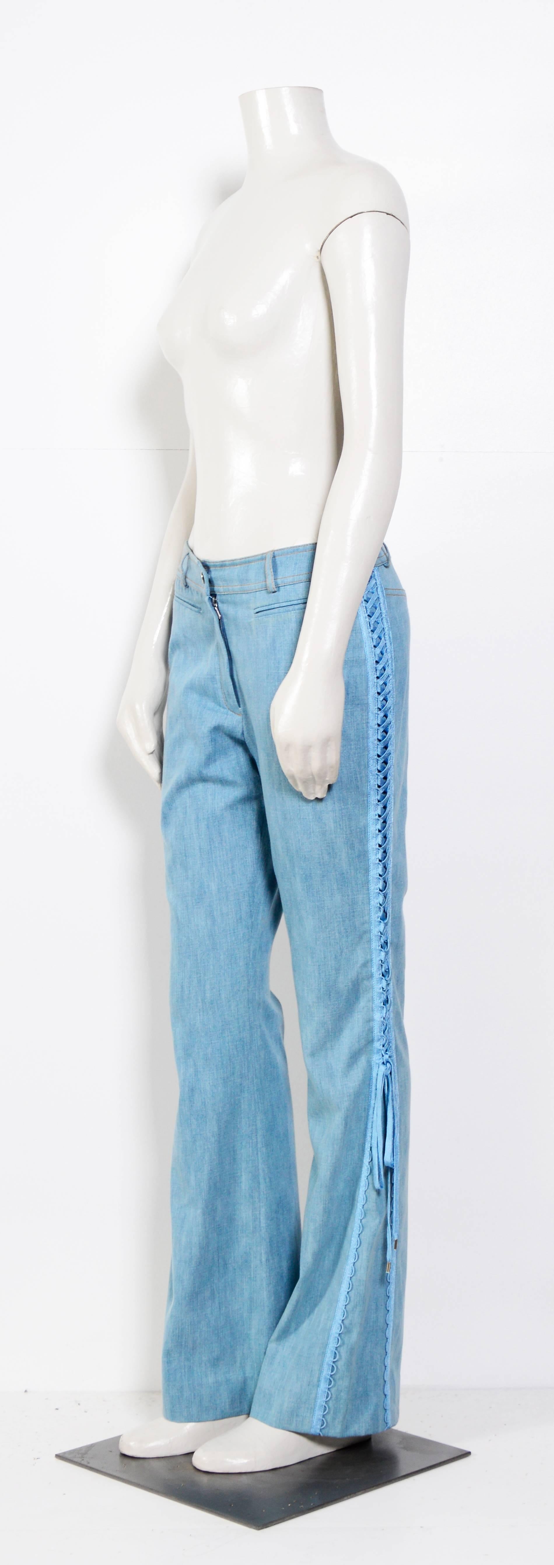 90's Christian Dior Boutique By John Galliano sexy soft jeans.
F 38 - GB 10 - USA 6
Waist 15