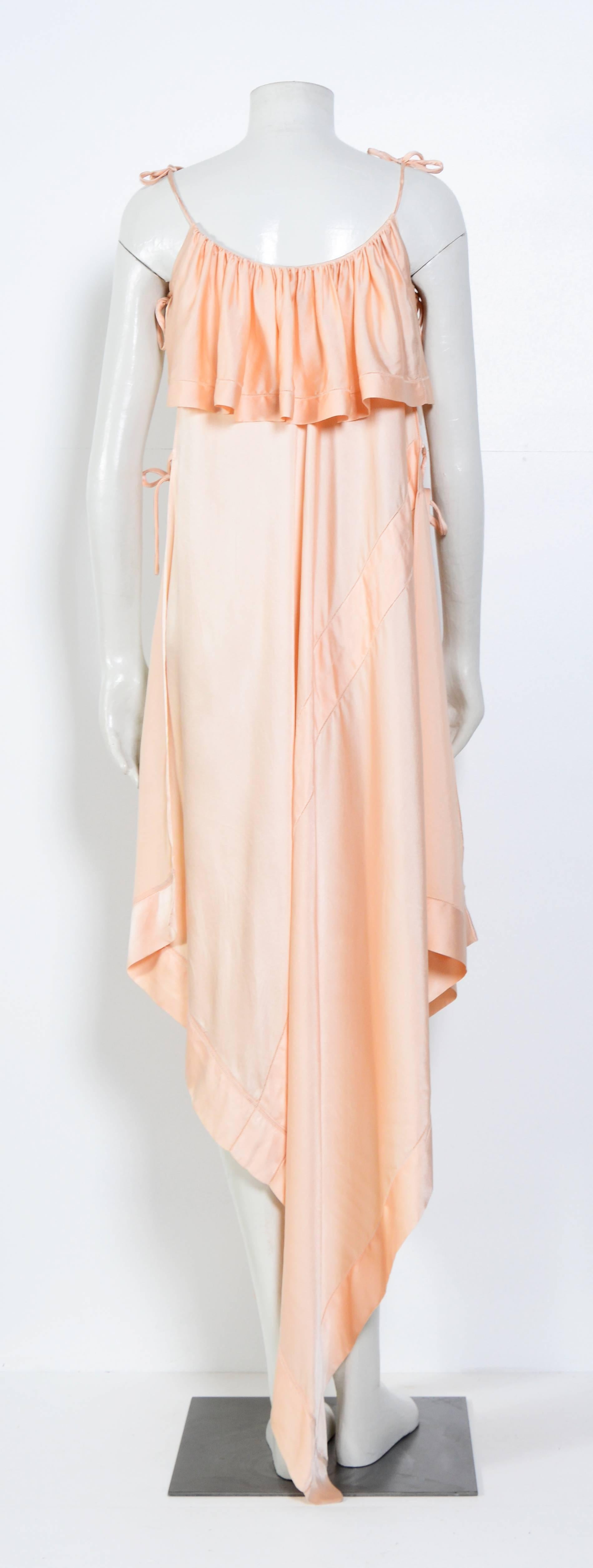 Women's Silk 70's Dress By Angelo Tarlazzi