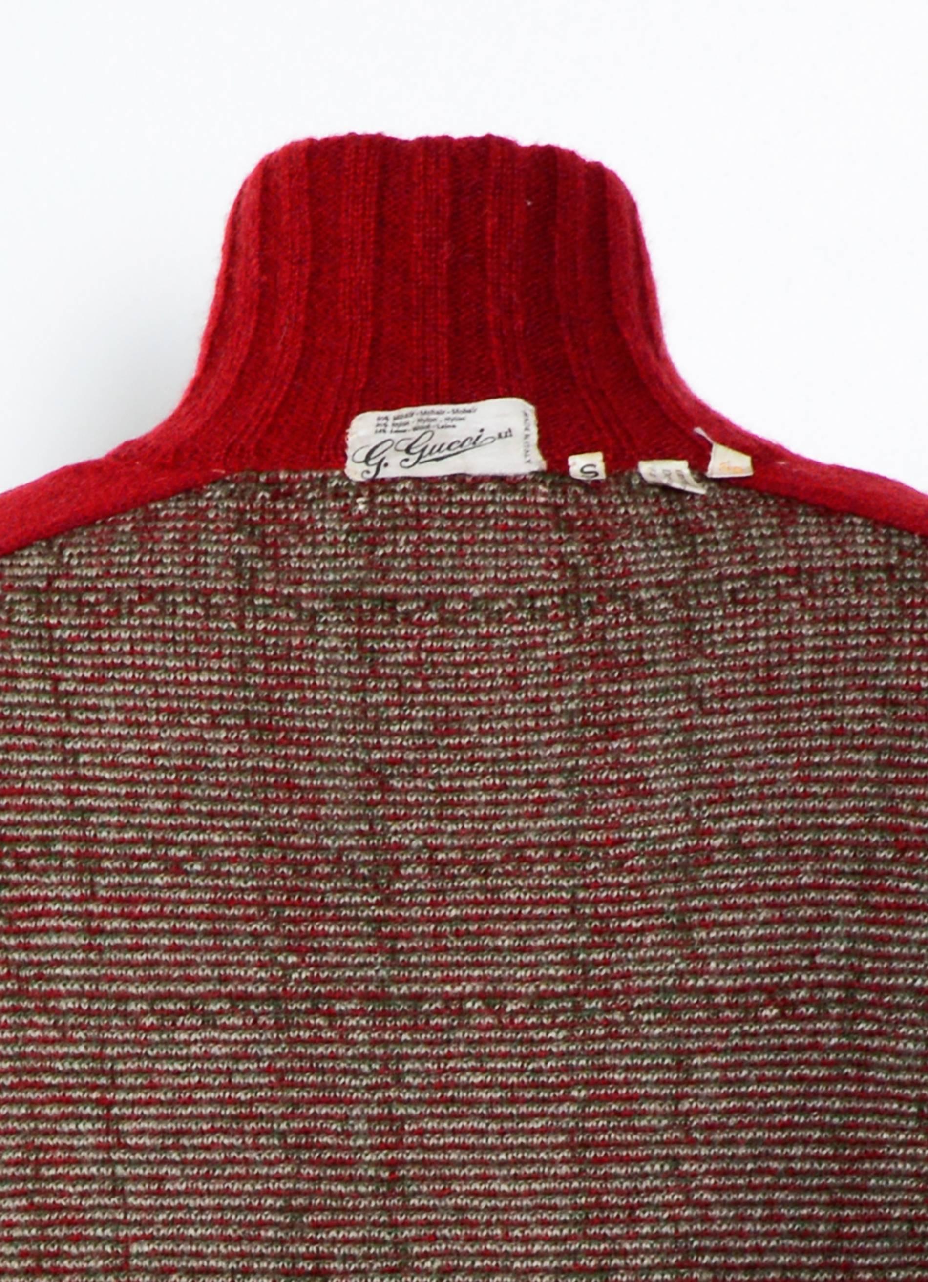 70's Bohemian Knitted GUCCI Cape 2