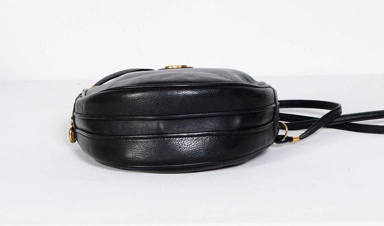 gucci black leather crossbody bag