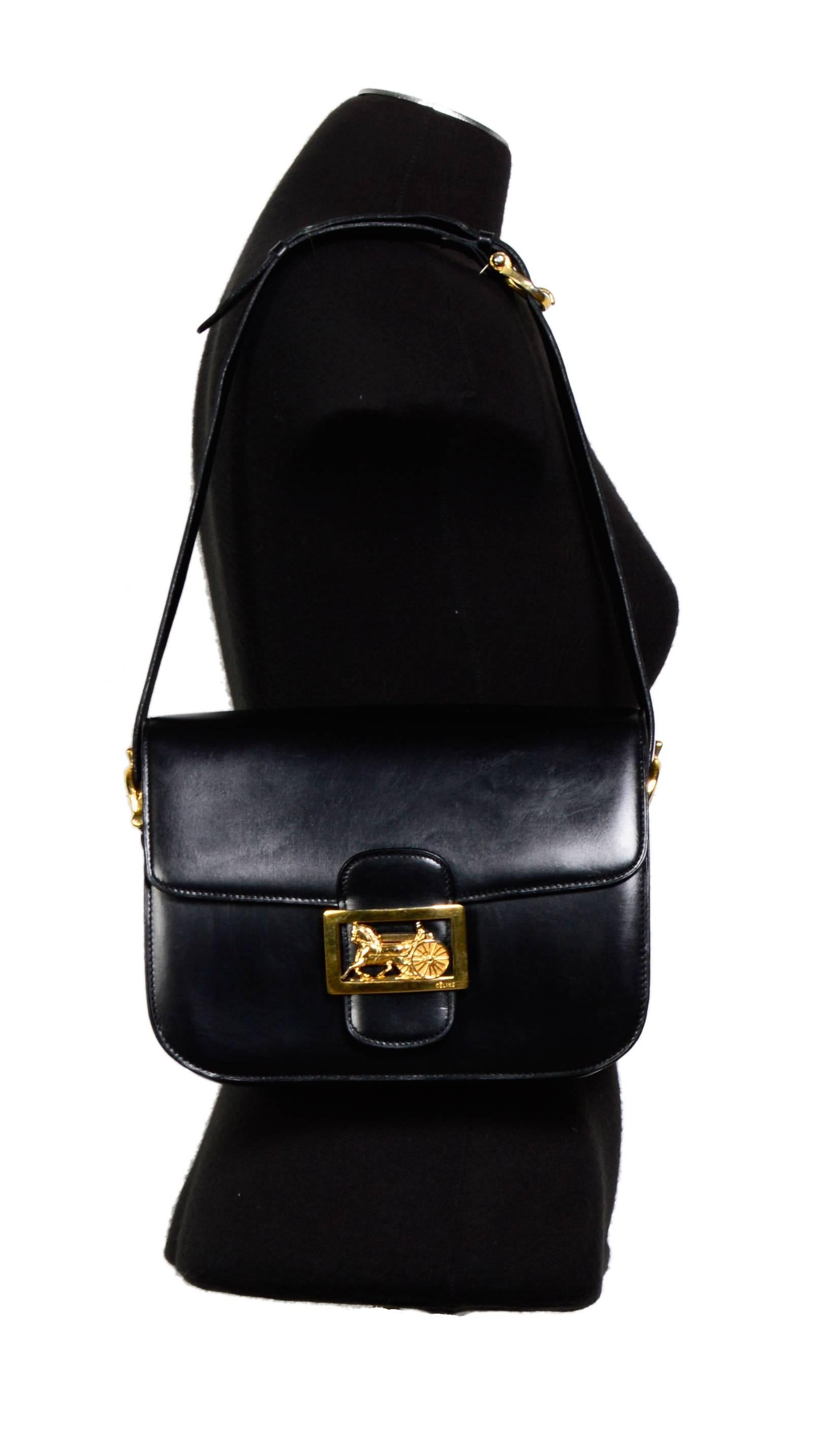 Vintage celine clearance horse carriage bag