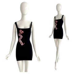 Alaia by Azzedine Alaia Spring Summer 1992 "Mon Coeur Est A Papa" dress