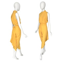 Byblos di Alan Cleaver e Keith Varty, tuta in lino vintage anni '90 Byblos di Alan Cleaver e Keith Varty, tuta in lino vintage anni '90