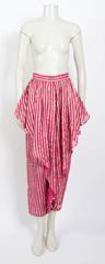 Kenzo 1980s Silk Striped Trousers