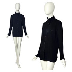 Issey Miyake Vintage 90s Pleats Please Black Jacket