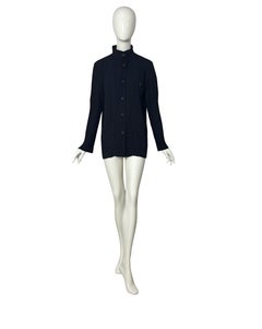 Issey Miyake Vintage 90s Pleats Please Black Jacket