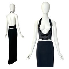 Gianfranco Ferré Vintage F/W 1995 Runway Black Tuxedo-Inspired Set