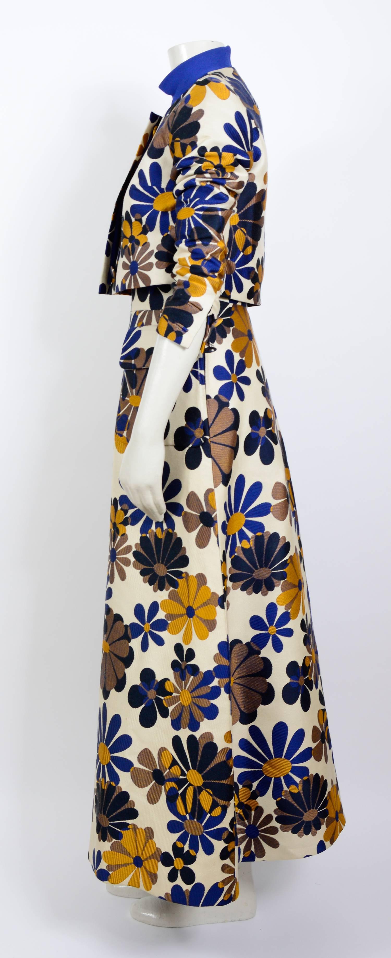  Max Heijmans 1950's dress with jacket set. 1