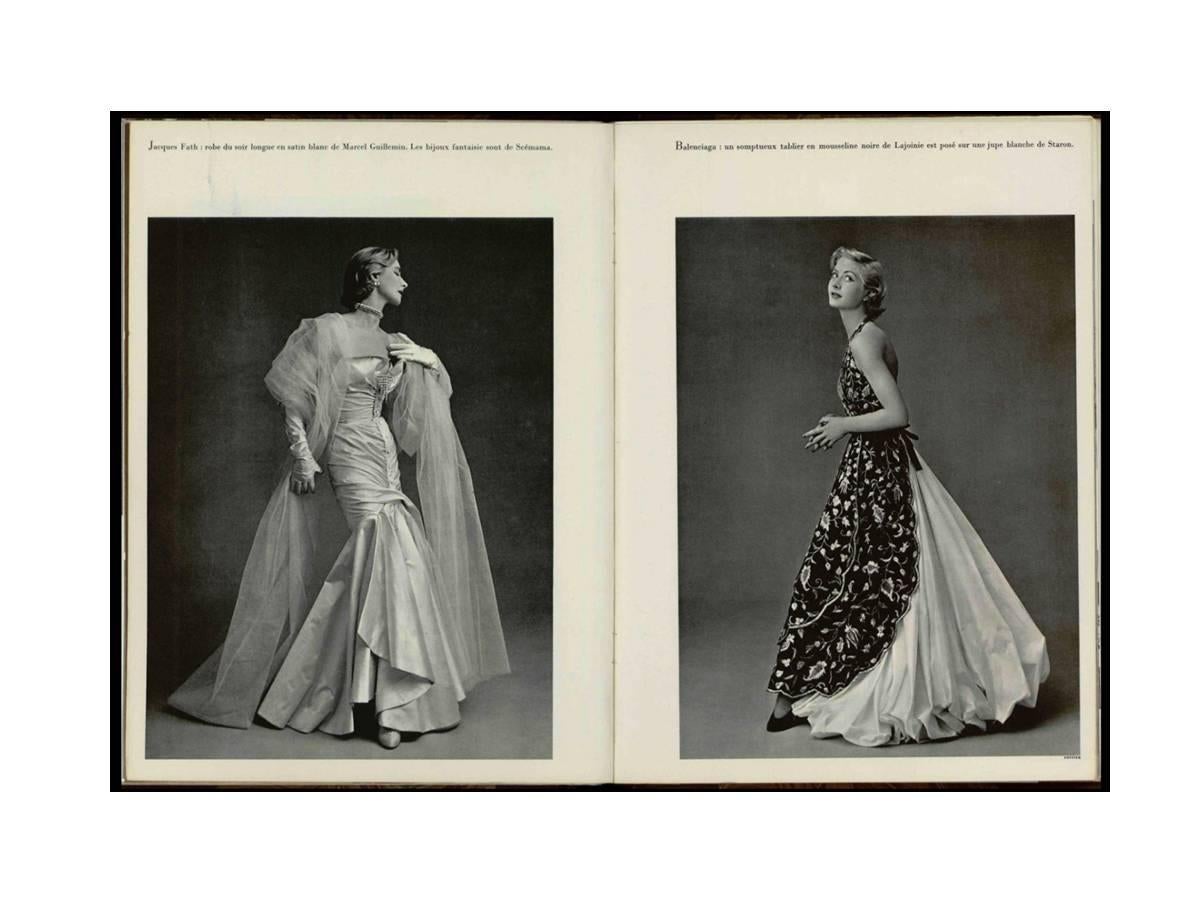Cristobal Balenciaga numbered documented museum-worthy dress beaded by ...
