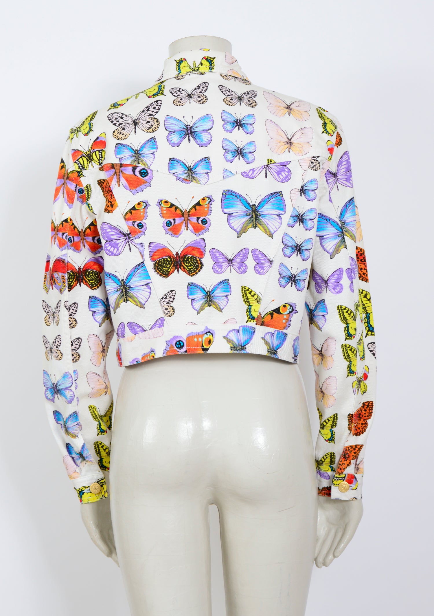 versace butterfly shirt