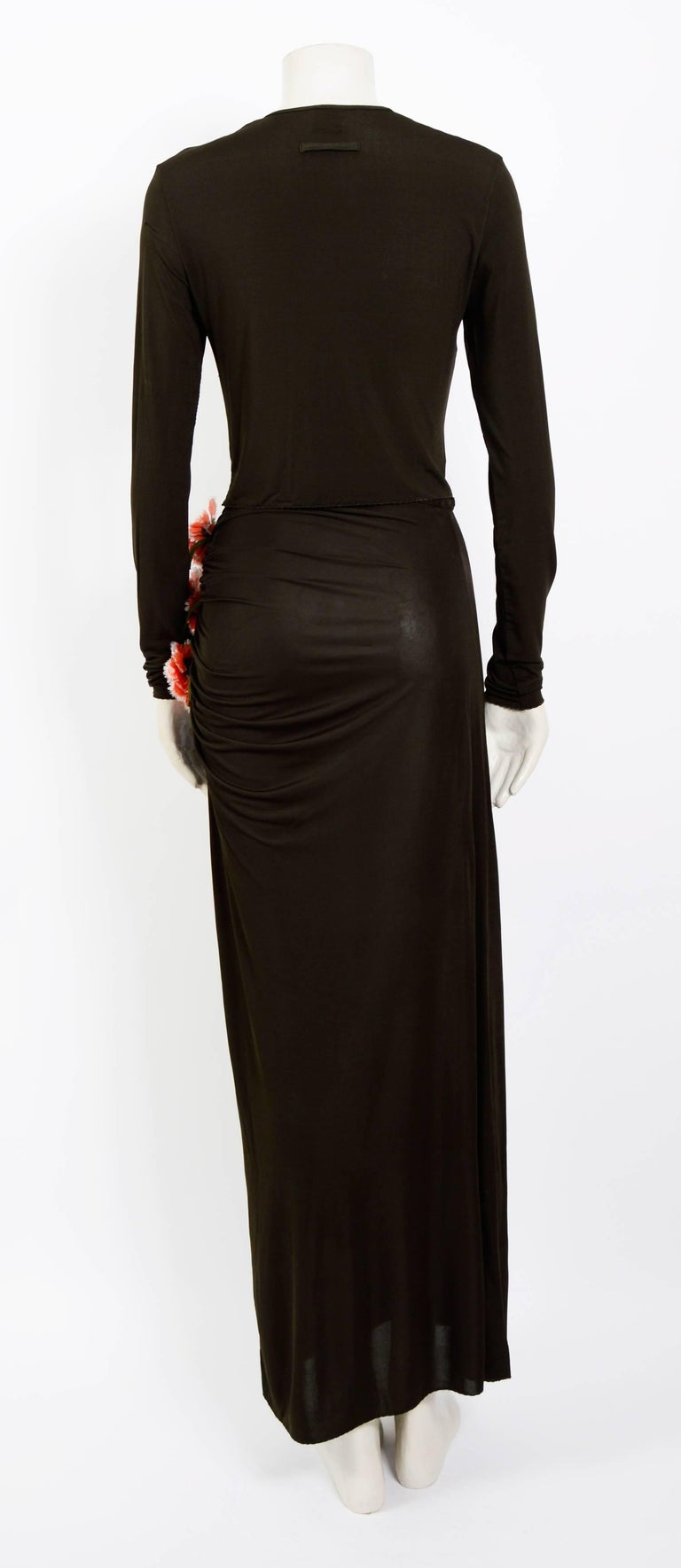 Jean Paul Gaultier Brown Skirt| Vintage Brown classic skirt workwear office chic. size large main image 1